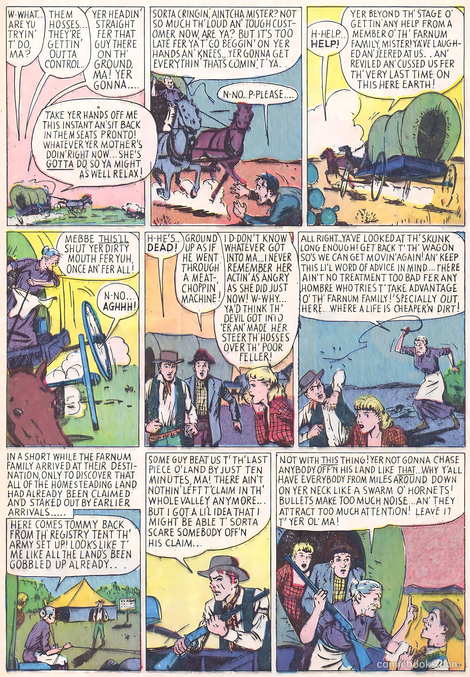 Blazing Sixguns #1 — page 6 of 37