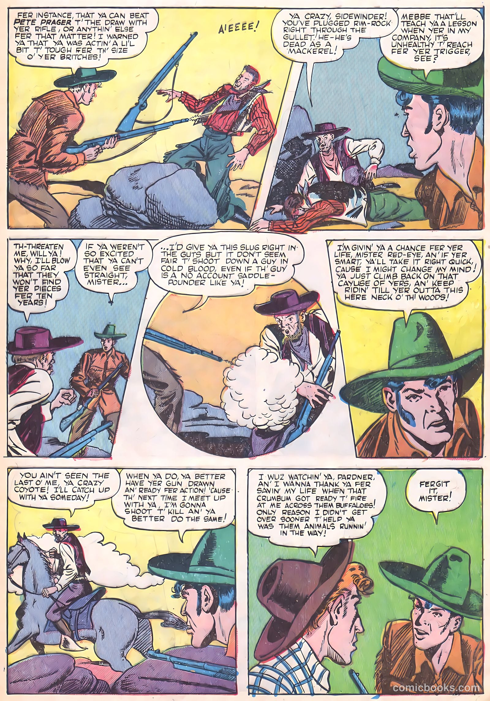 Blazing Sixguns #1 — page 18 of 37