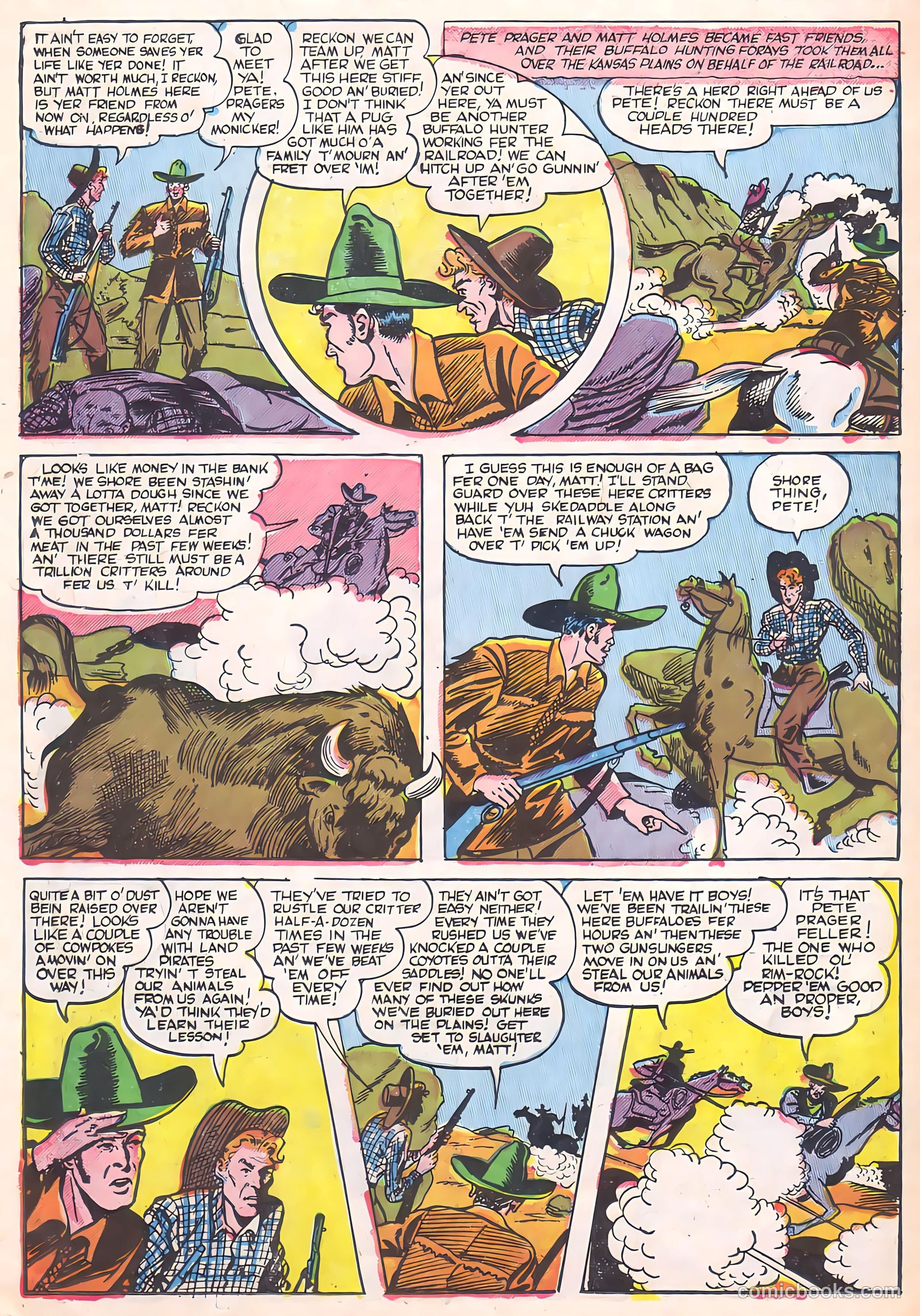 Blazing Sixguns #1 — page 19 of 37