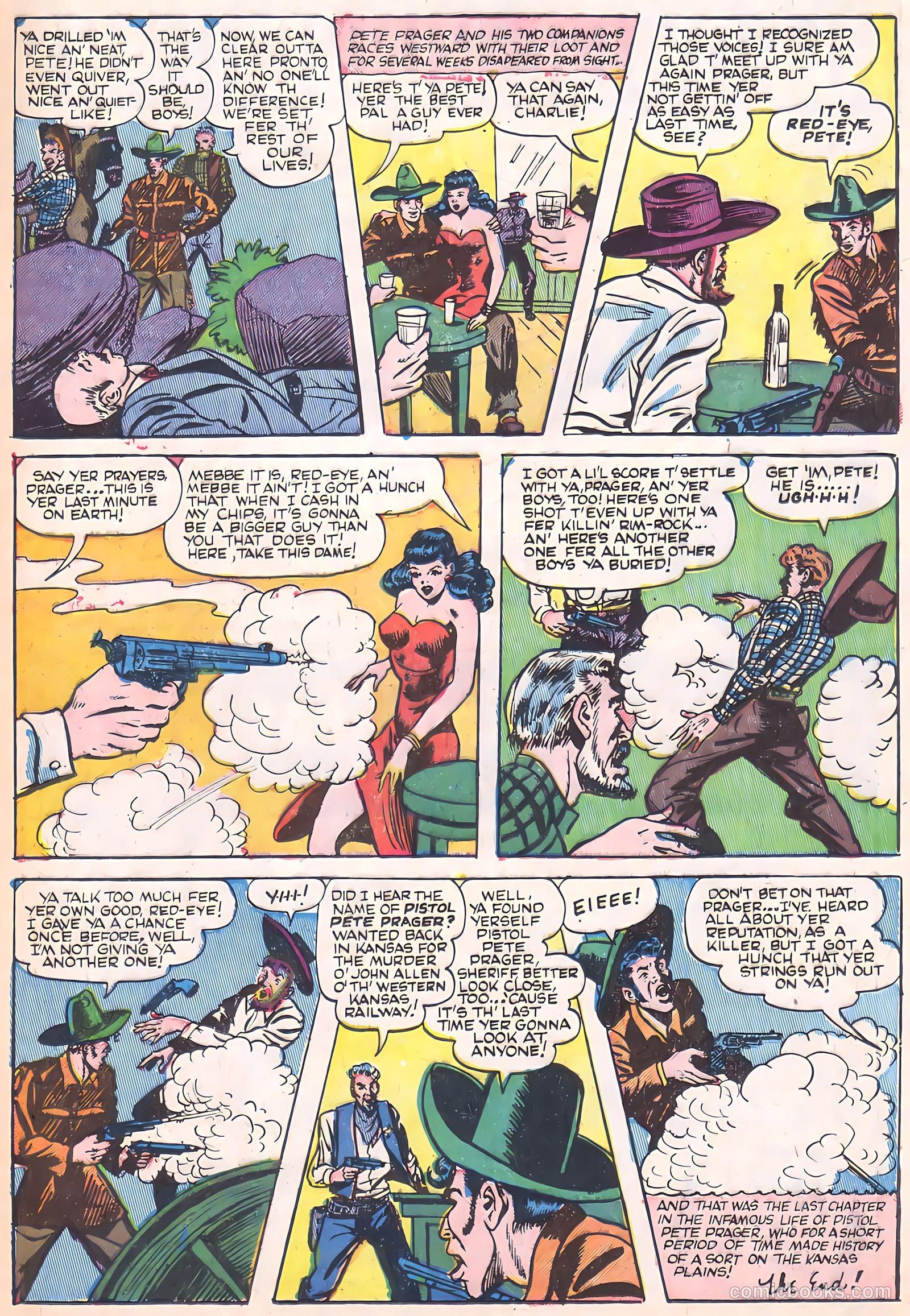 Blazing Sixguns #1 — page 22 of 37