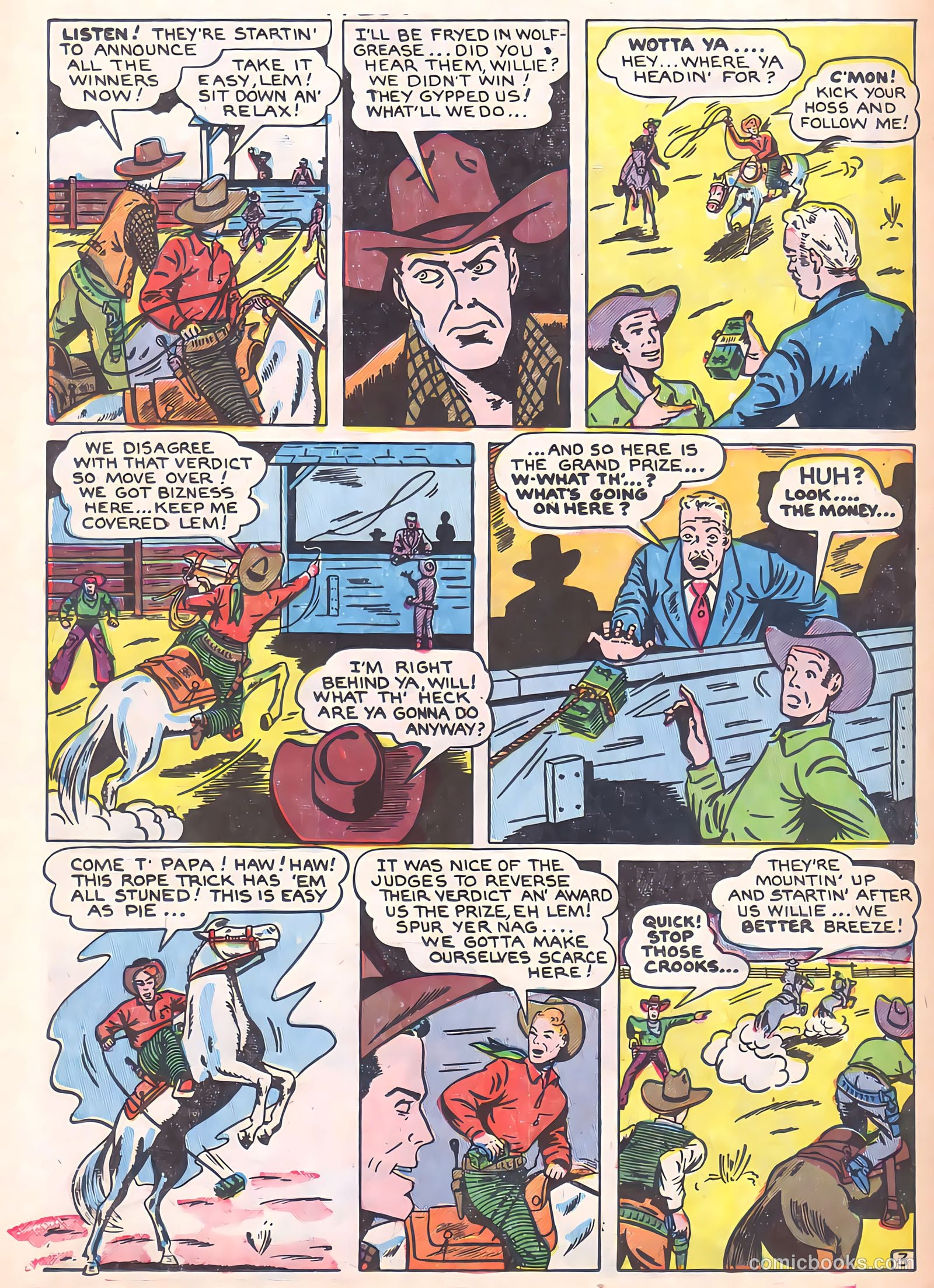 Blazing Sixguns #1 — page 27 of 37