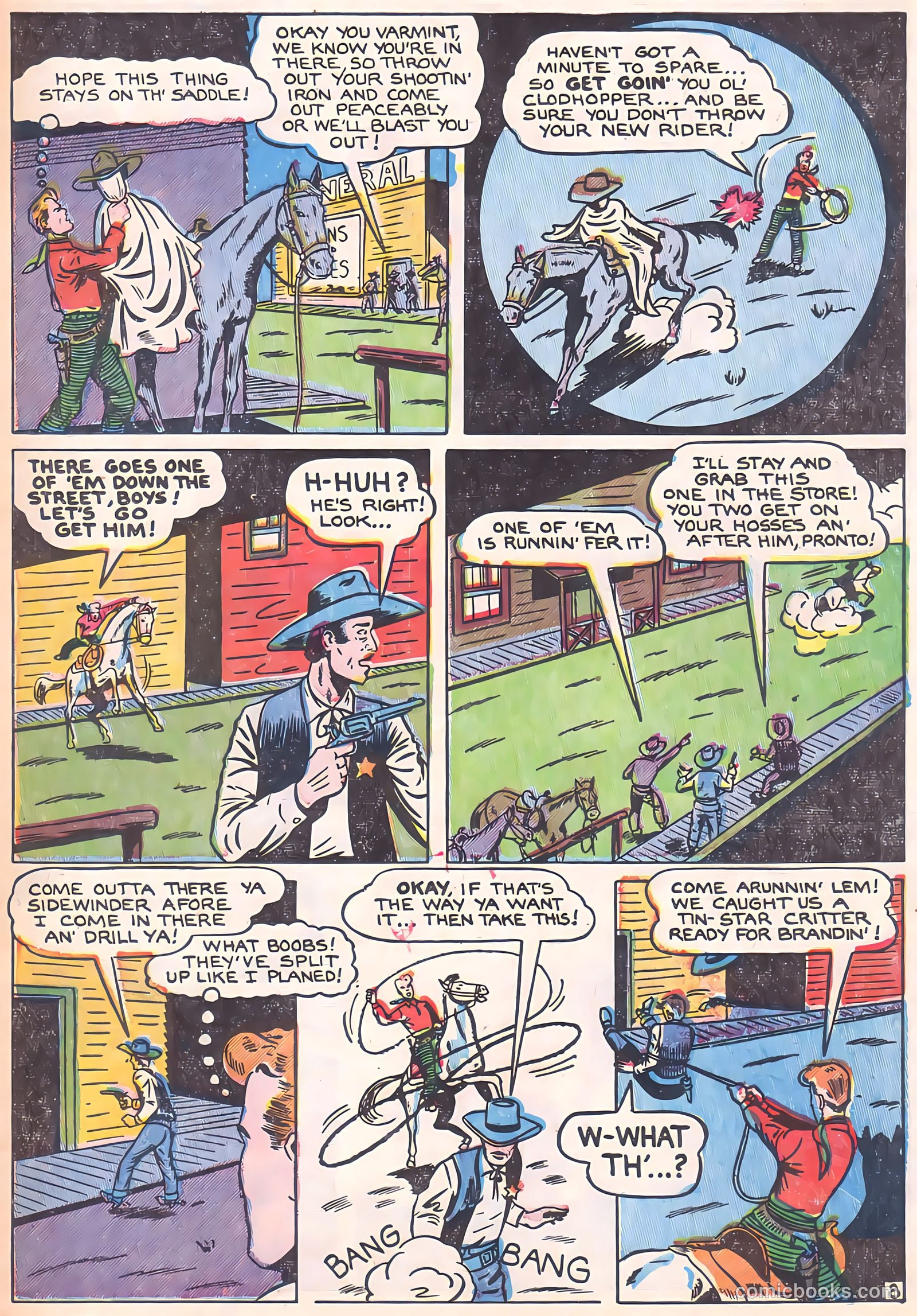 Blazing Sixguns #1 — page 32 of 37