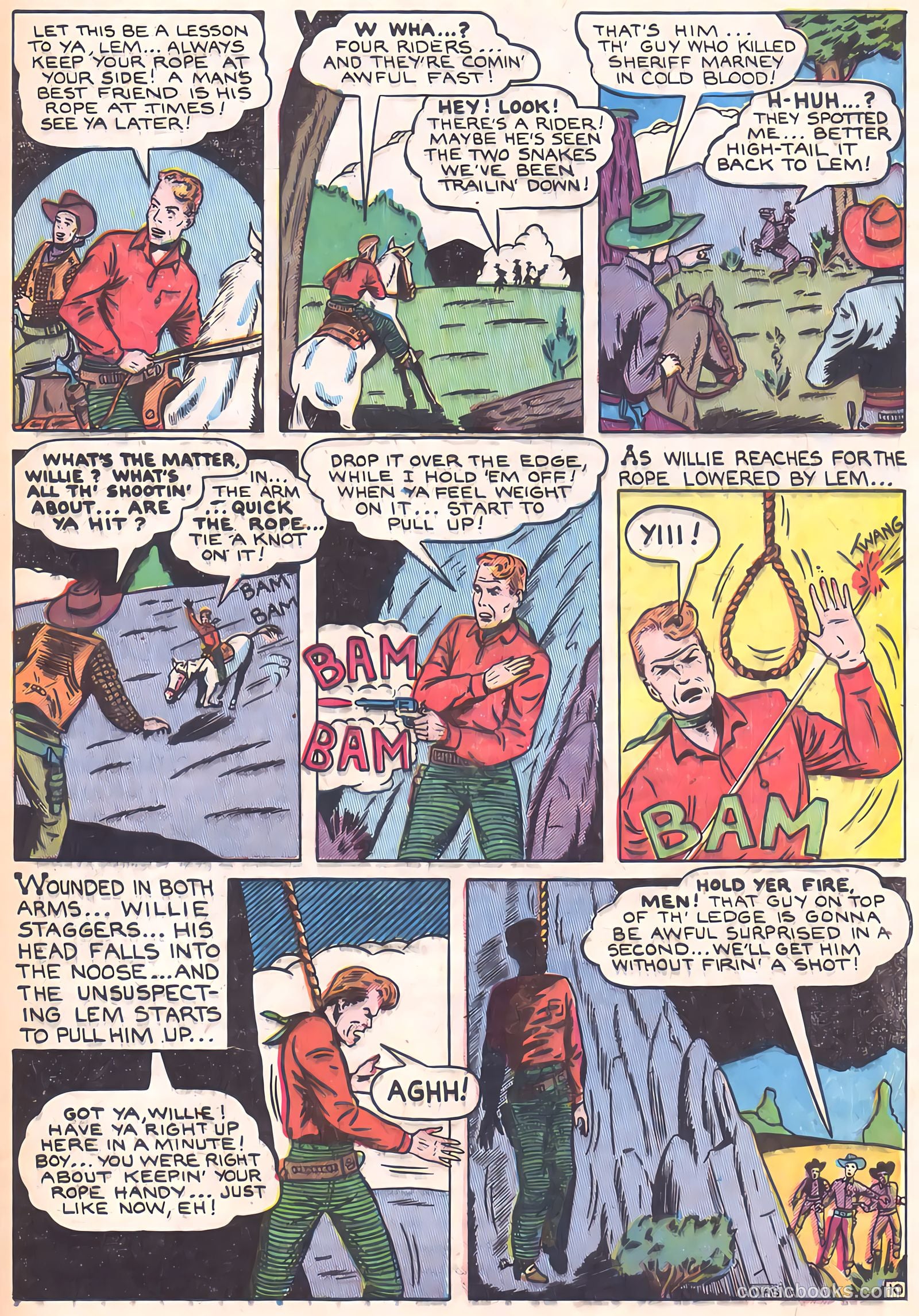 Blazing Sixguns #1 — page 34 of 37