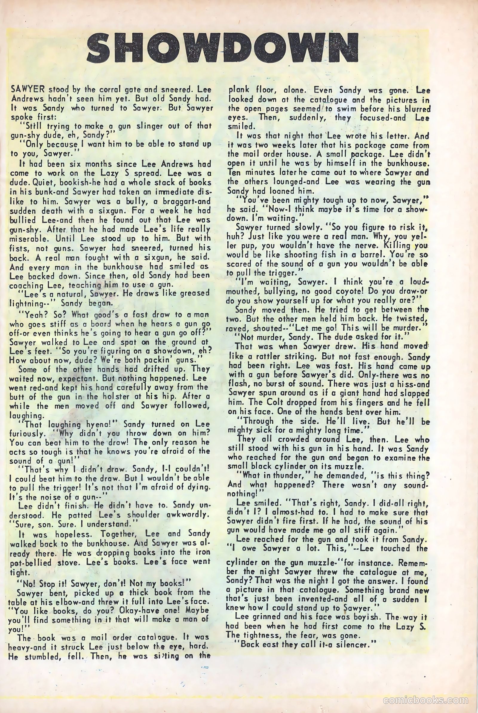 Blazing Sixguns #12 — page 23 of 36