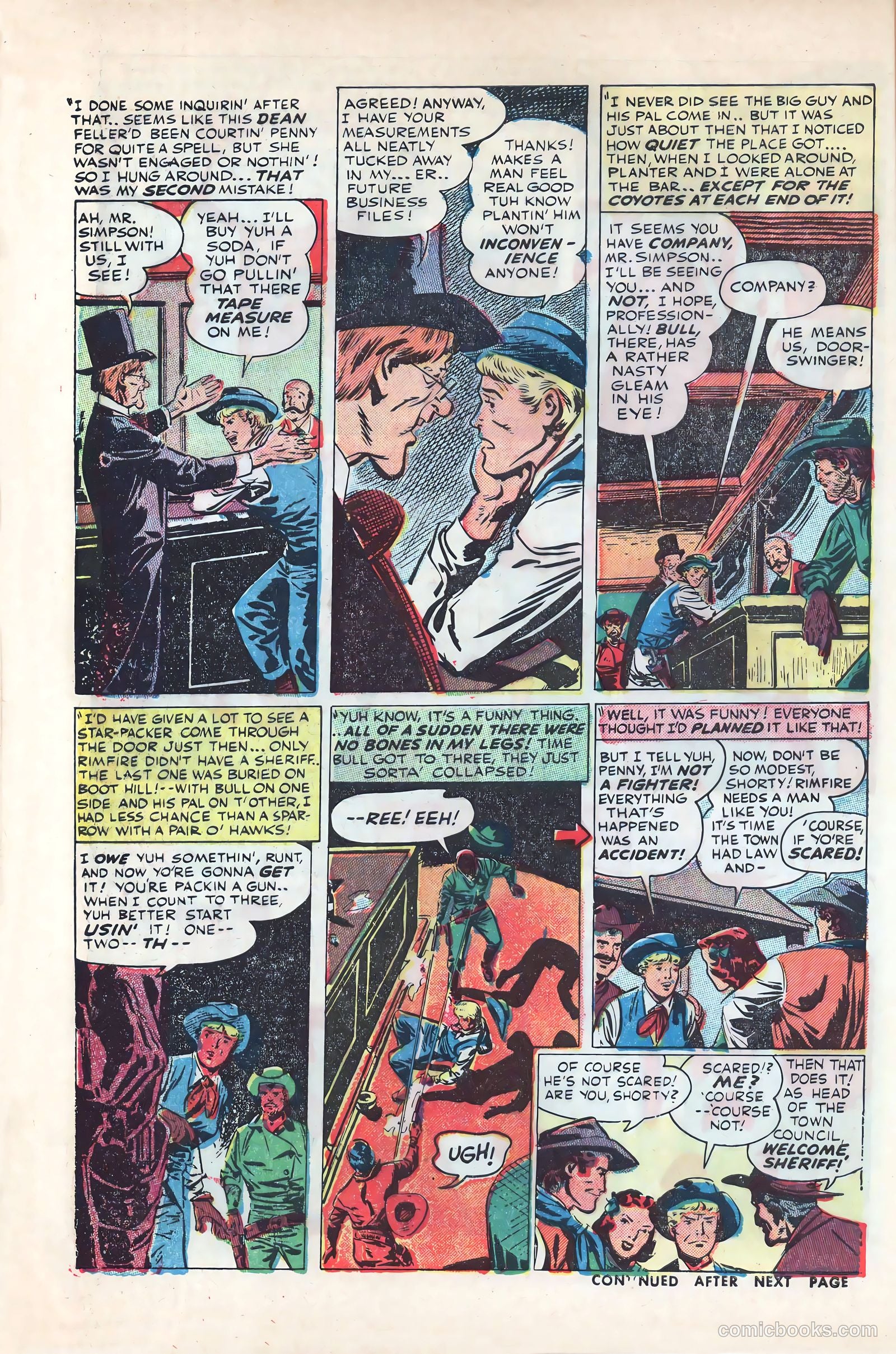 Blazing Sixguns #12 — page 28 of 36