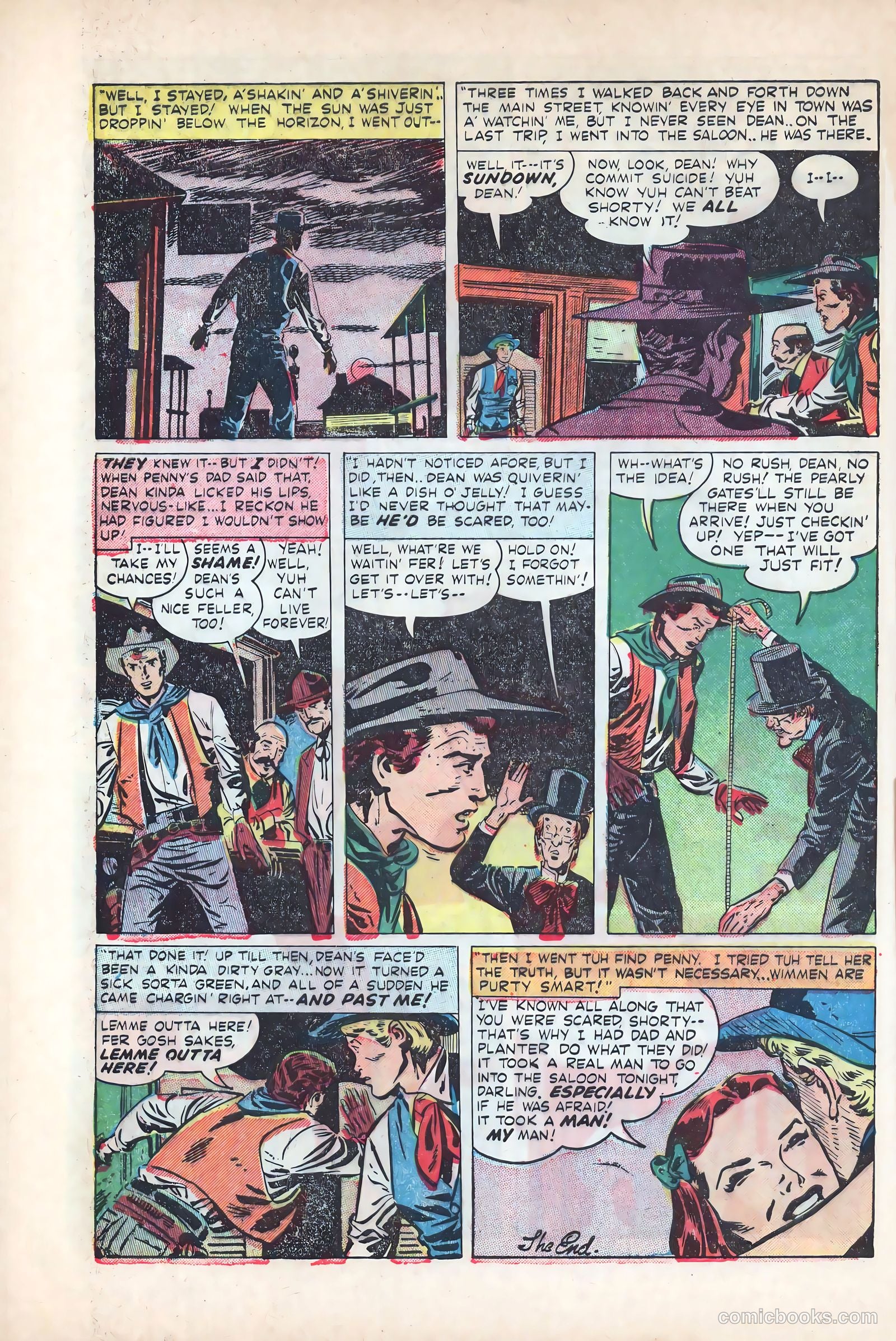 Blazing Sixguns #12 — page 32 of 36