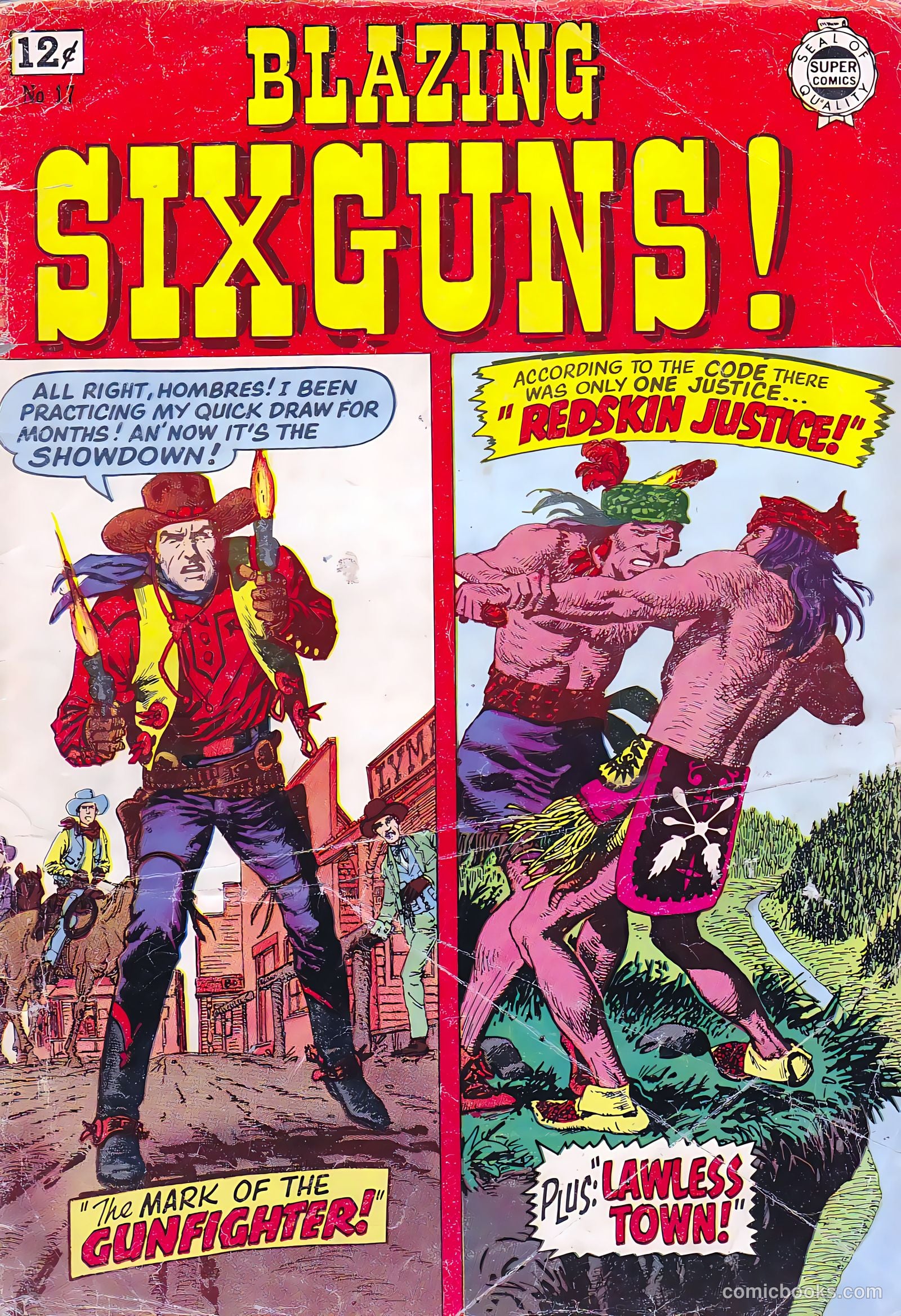 Blazing Sixguns #17 — page 1 of 37