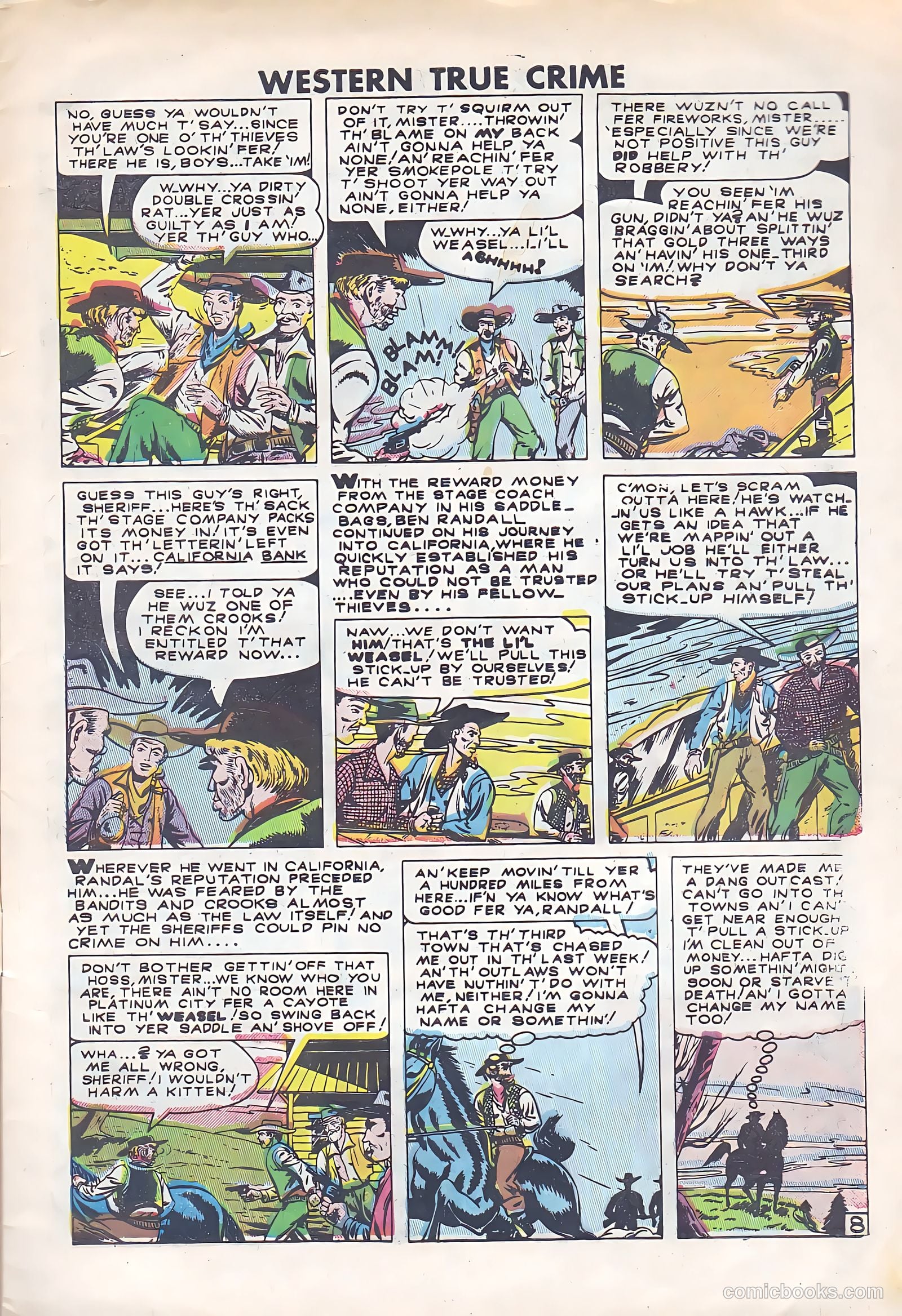Blazing Sixguns #17 — page 10 of 37