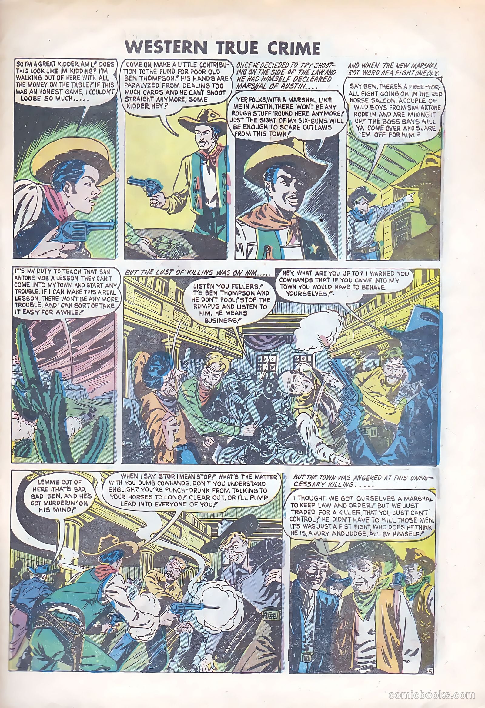 Blazing Sixguns #17 — page 28 of 37
