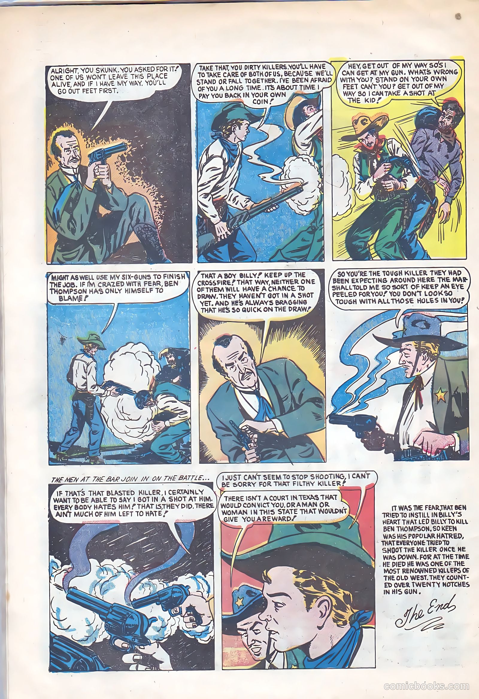 Blazing Sixguns #17 — page 33 of 37
