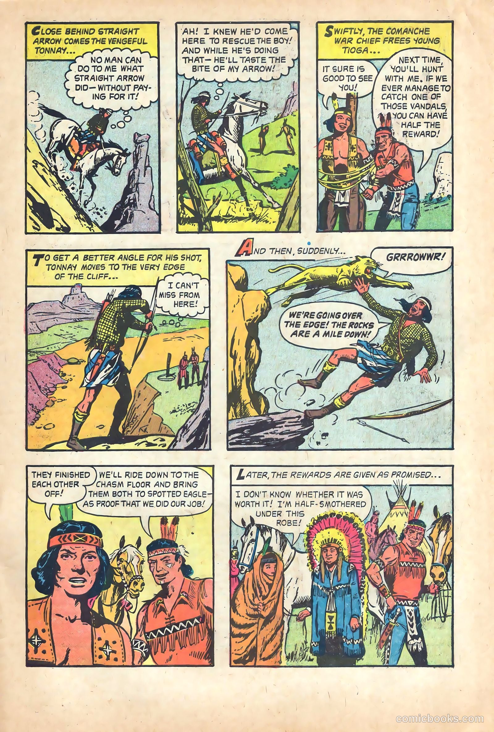 Blazing Sixguns #18 — page 33 of 36
