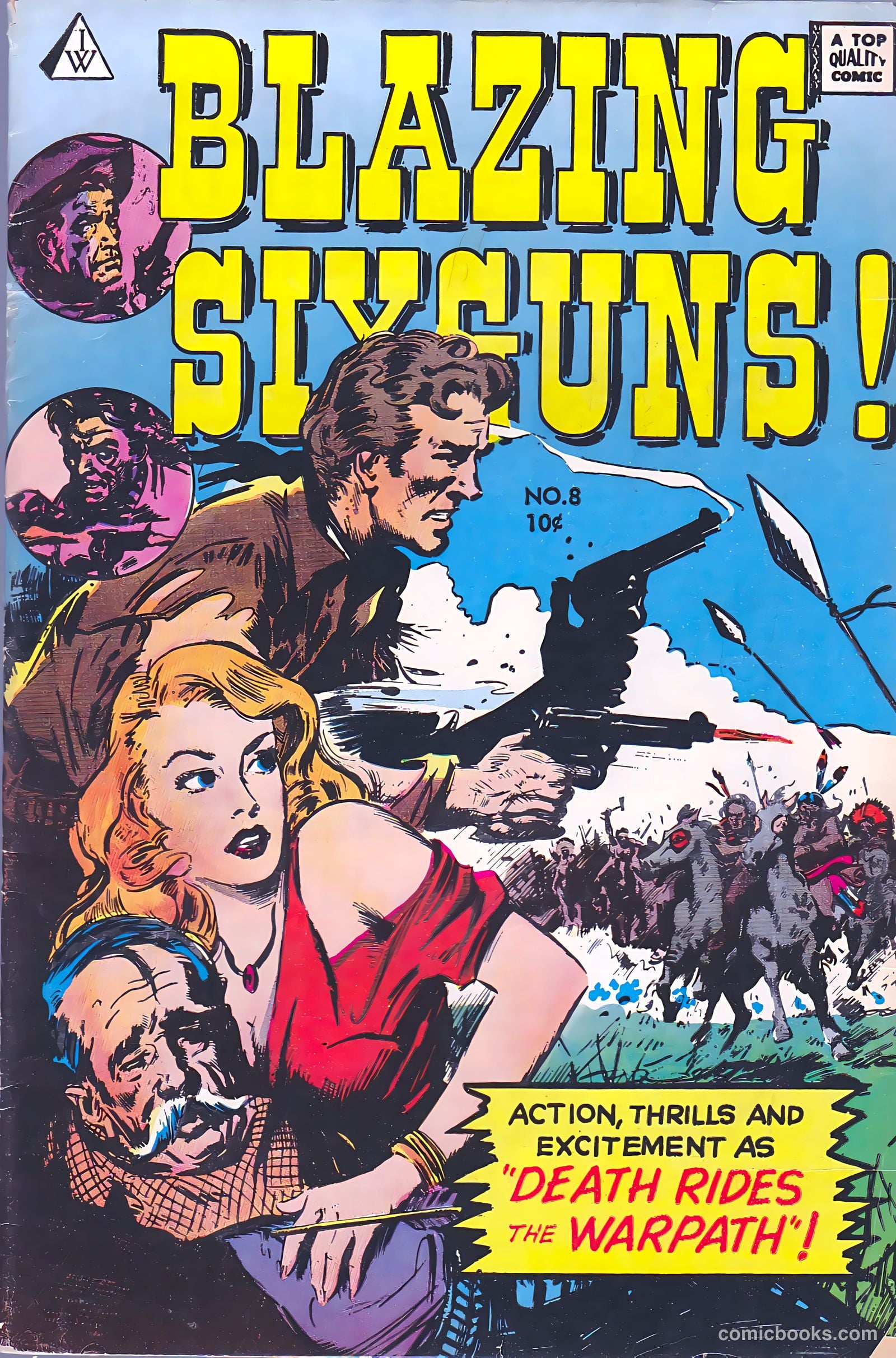 Blazing Sixguns #8 — page 1 of 36