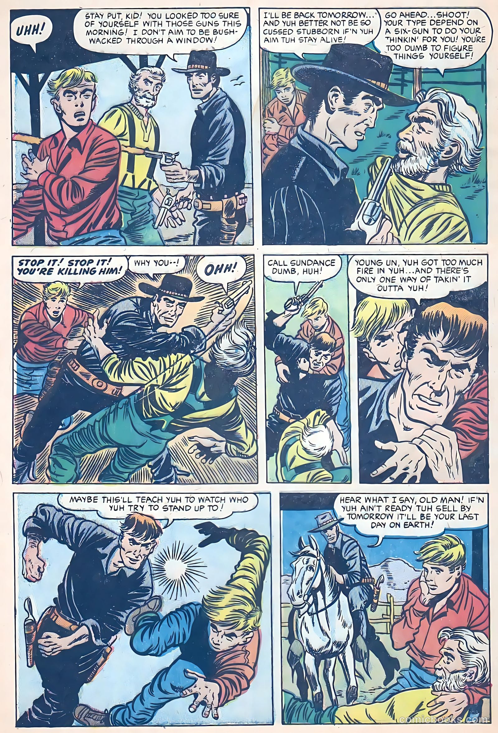 Blazing Sixguns #8 — page 8 of 36