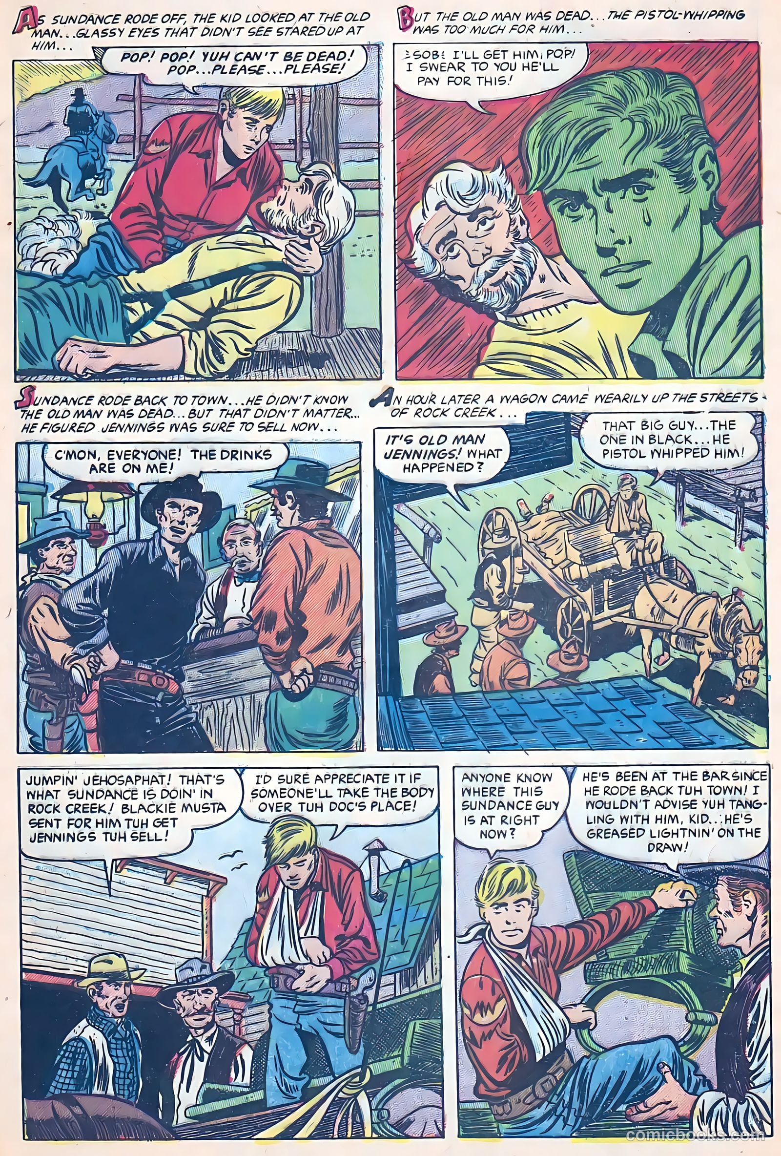 Blazing Sixguns #8 — page 9 of 36
