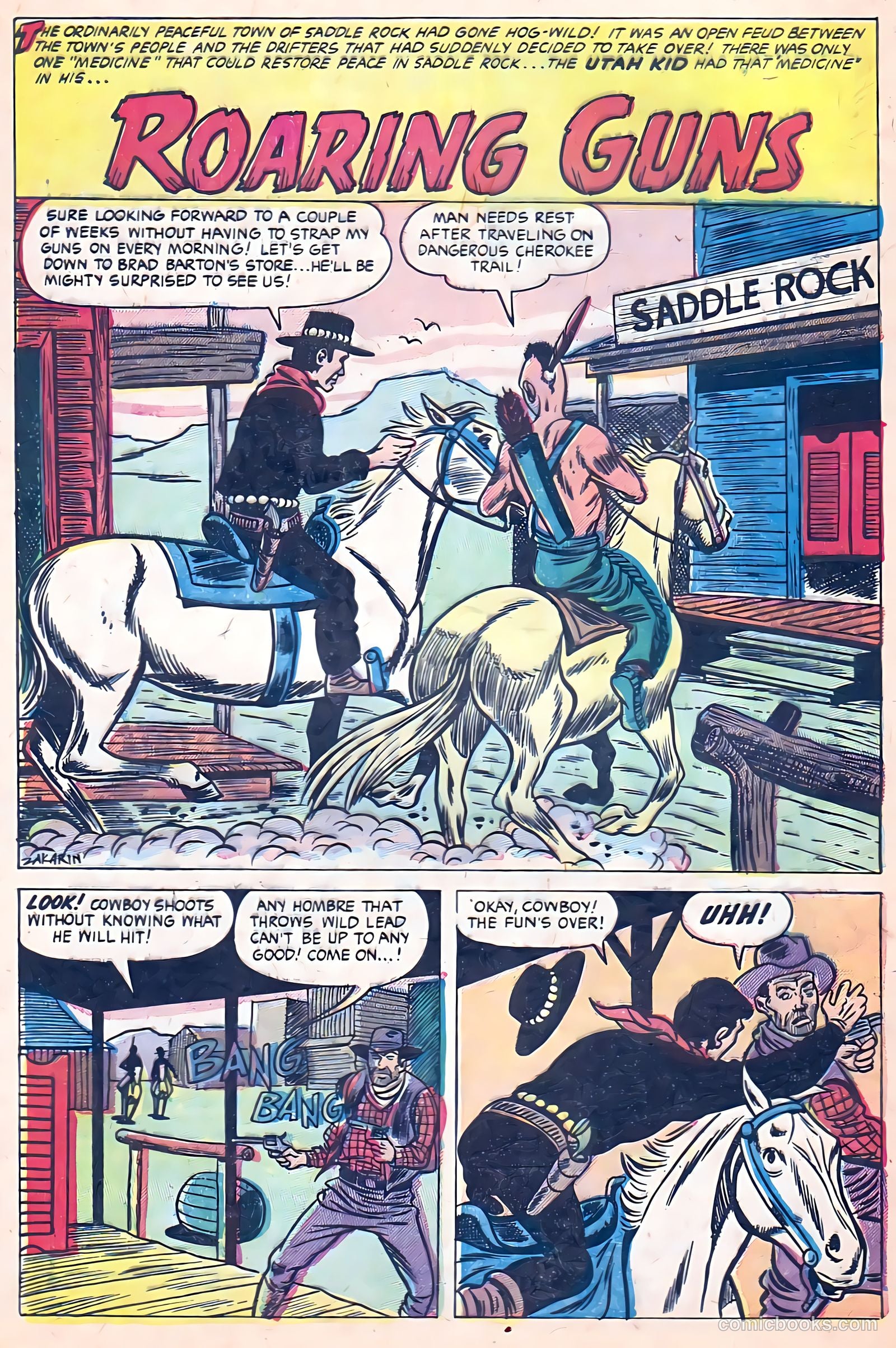 Blazing Sixguns #8 — page 28 of 36