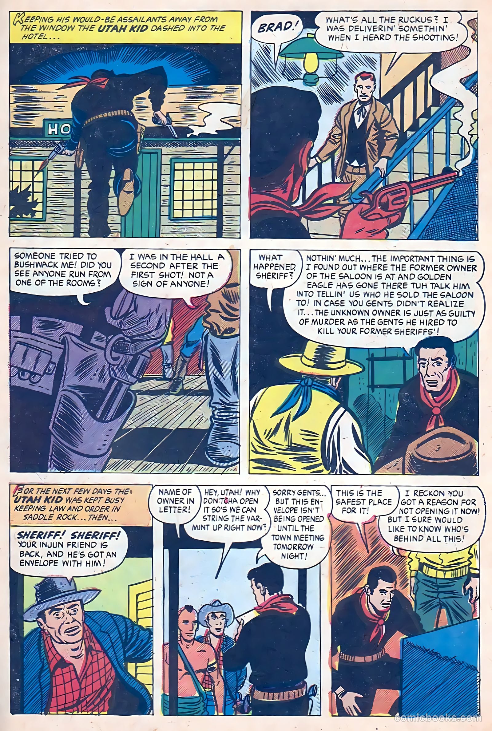 Blazing Sixguns #8 — page 31 of 36
