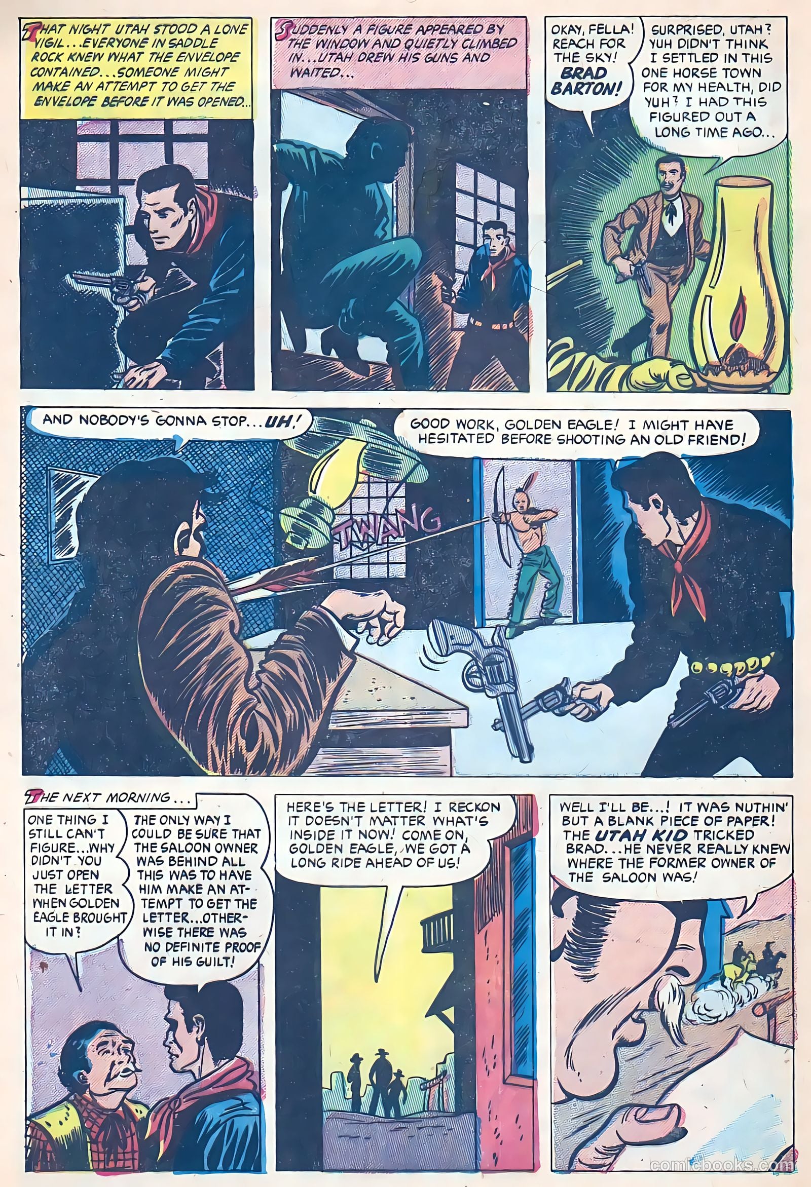 Blazing Sixguns #8 — page 32 of 36