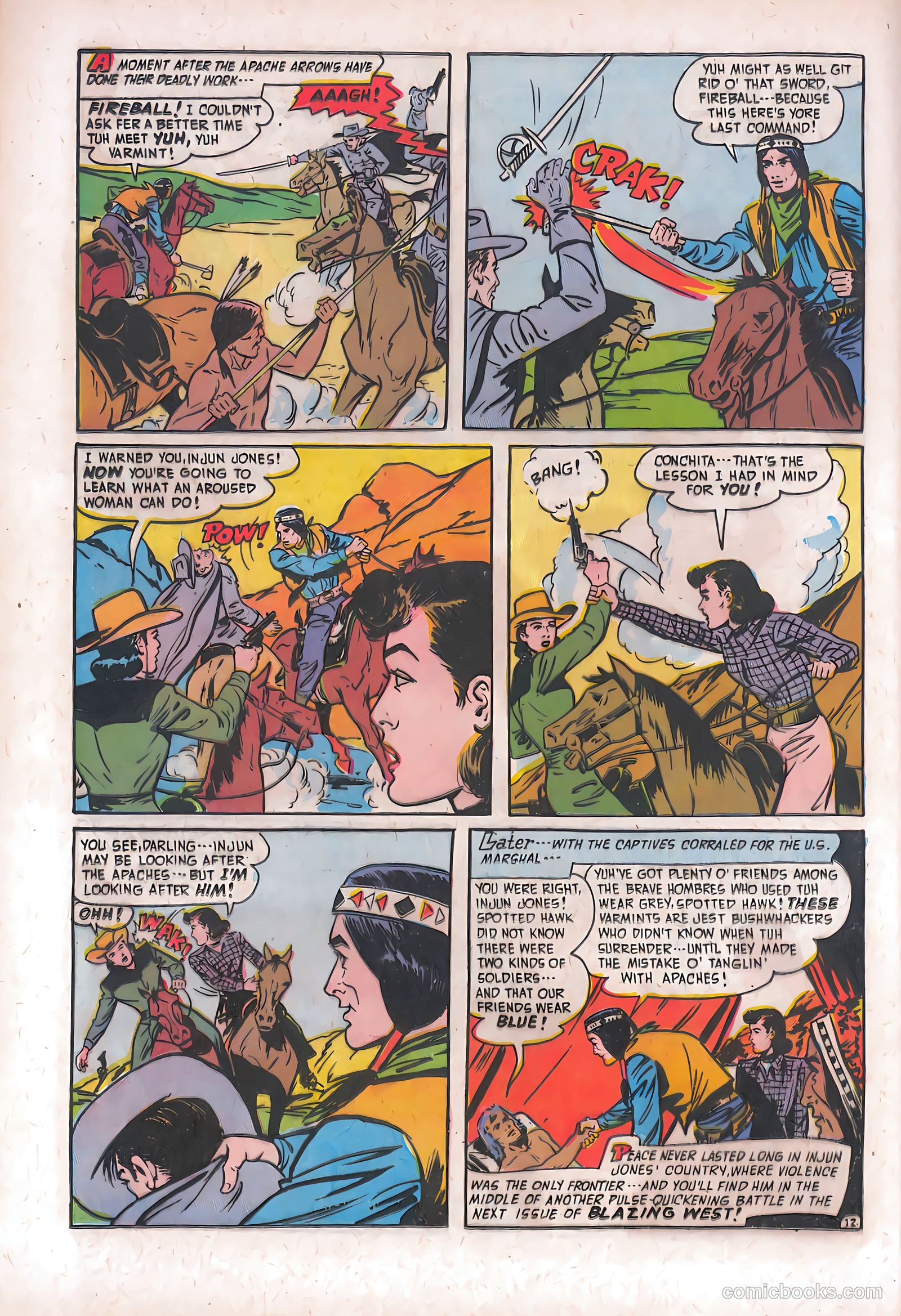 Blazing West #18 — page 38 of 52