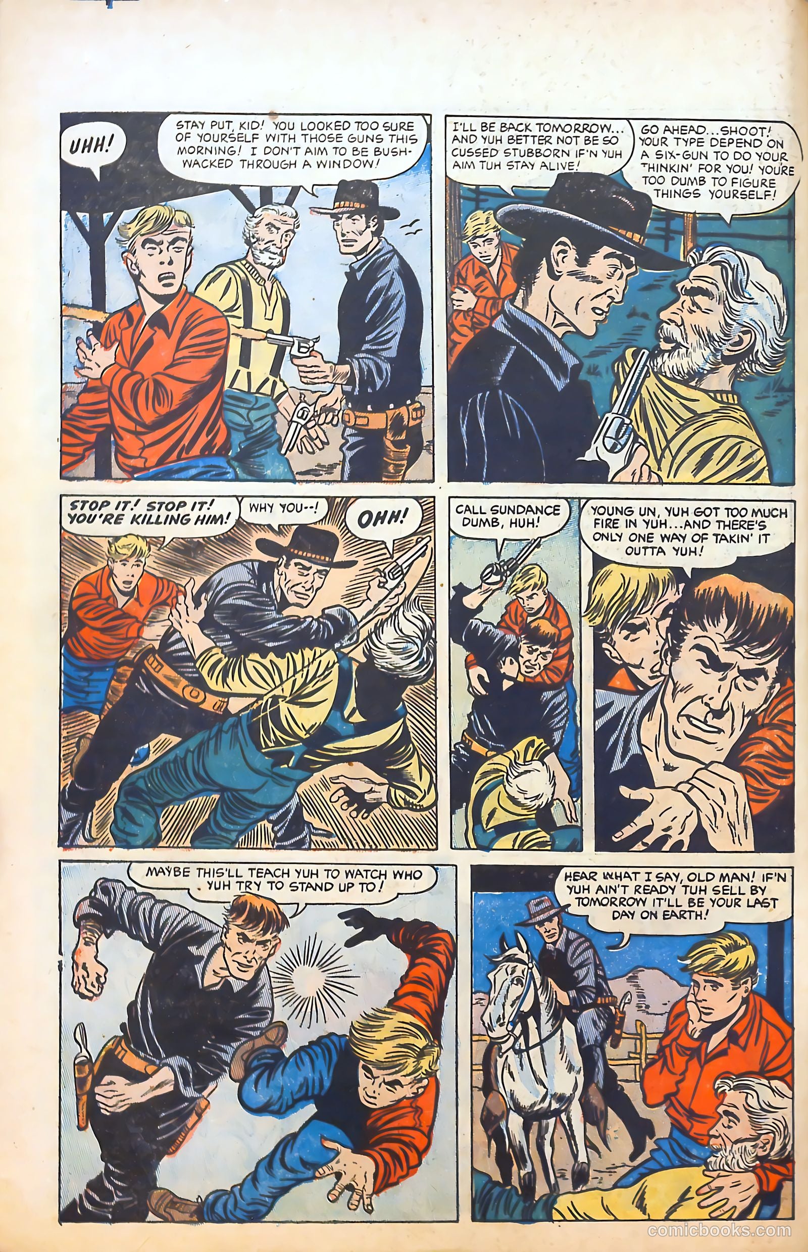 Blazing Western #4 — page 8 of 36