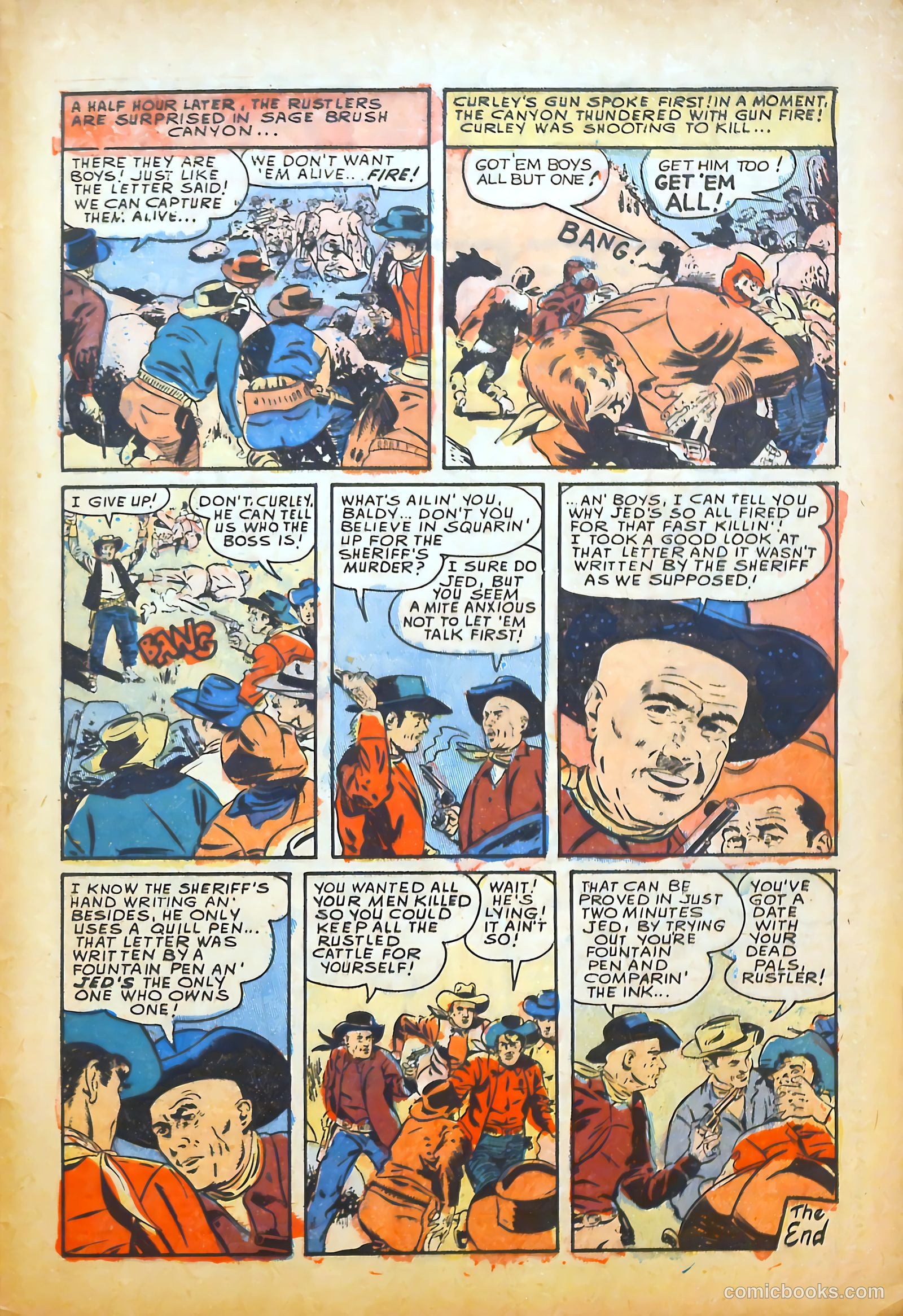 Blazing Western #5 — page 34 of 37