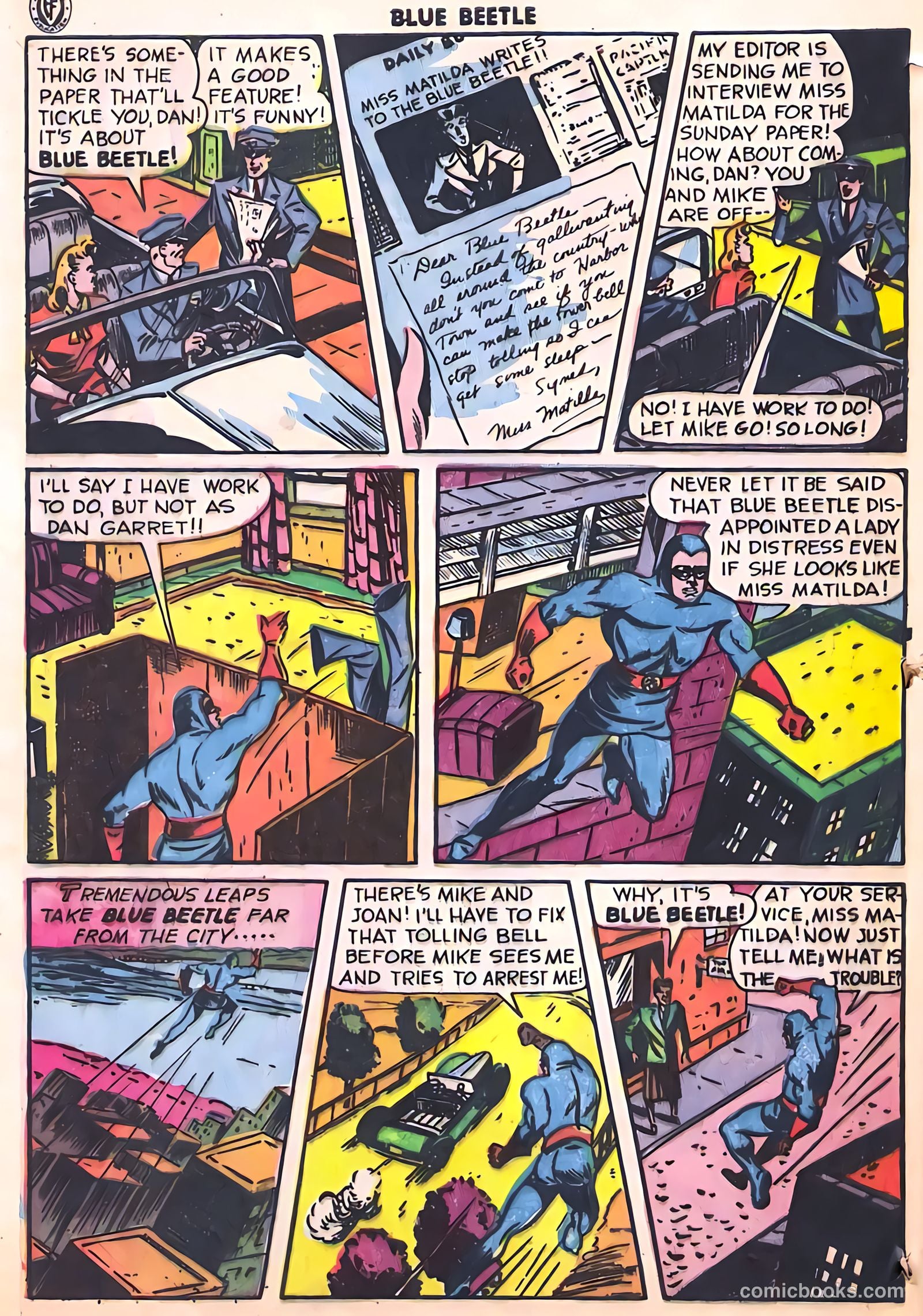 Blue Beetle #38 — page 40 of 52