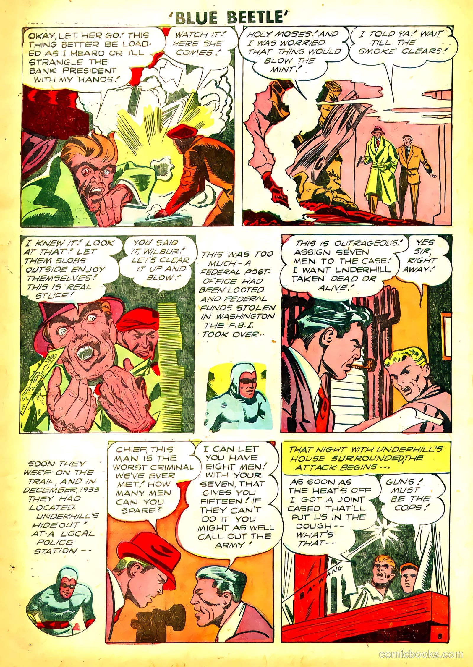 Blue Beetle #56 — page 30 of 33