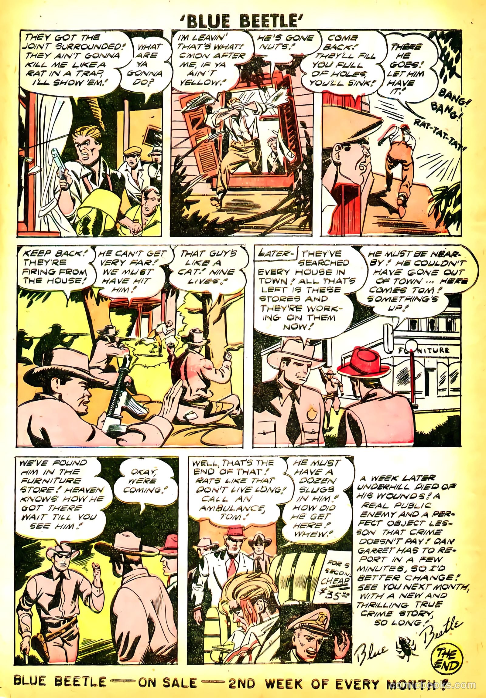 Blue Beetle #56 — page 31 of 33