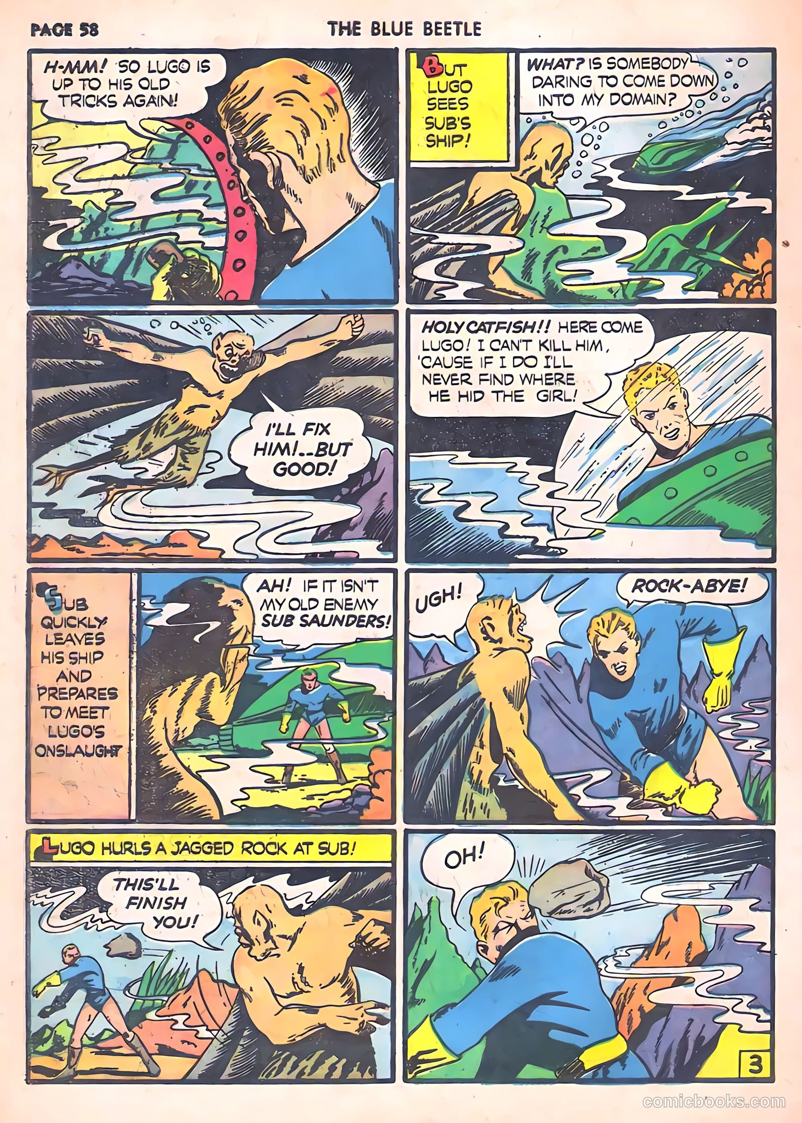 Blue Beetle #6 — page 60 of 69