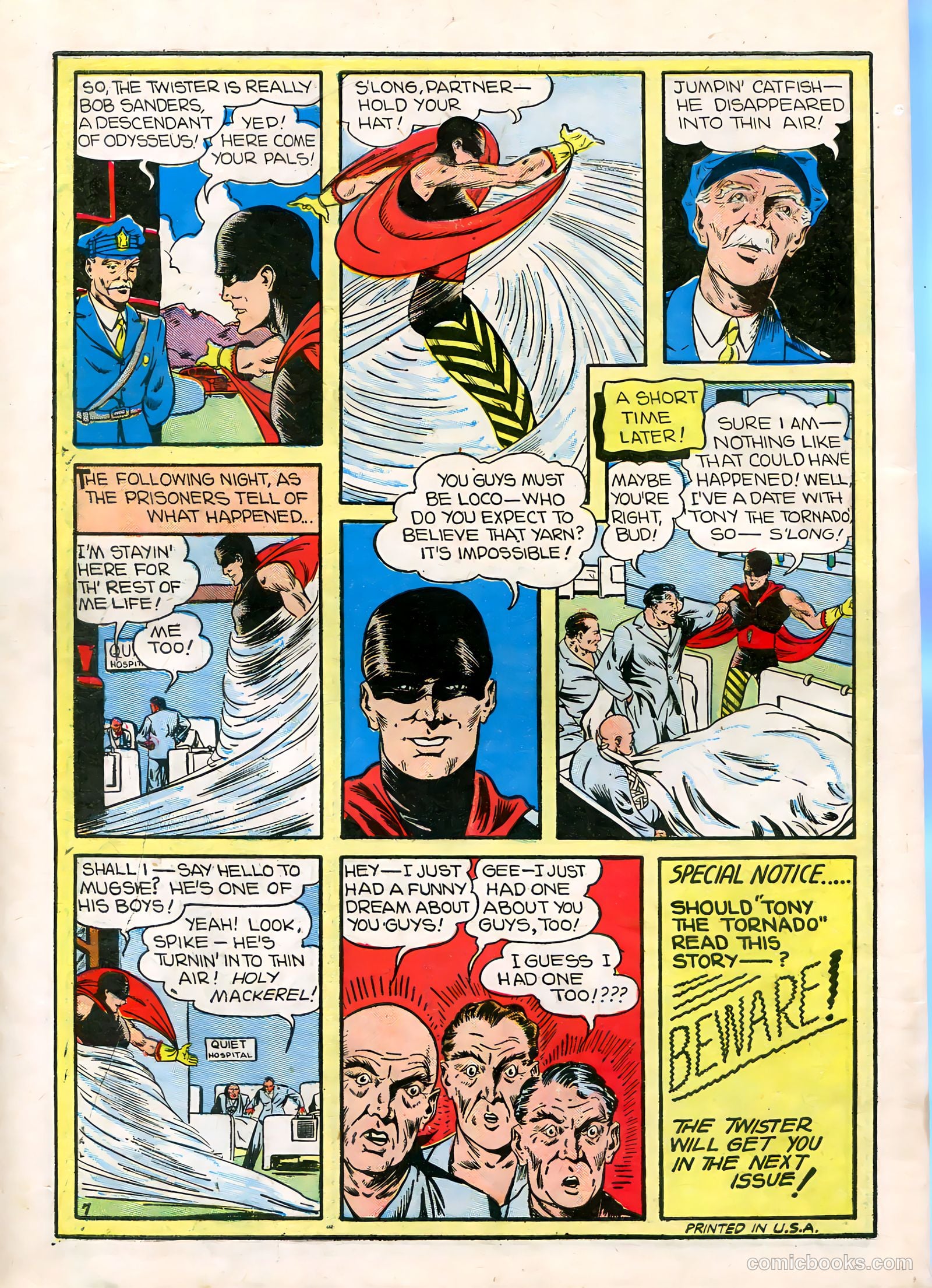 Blue Bolt #1 — page 67 of 69