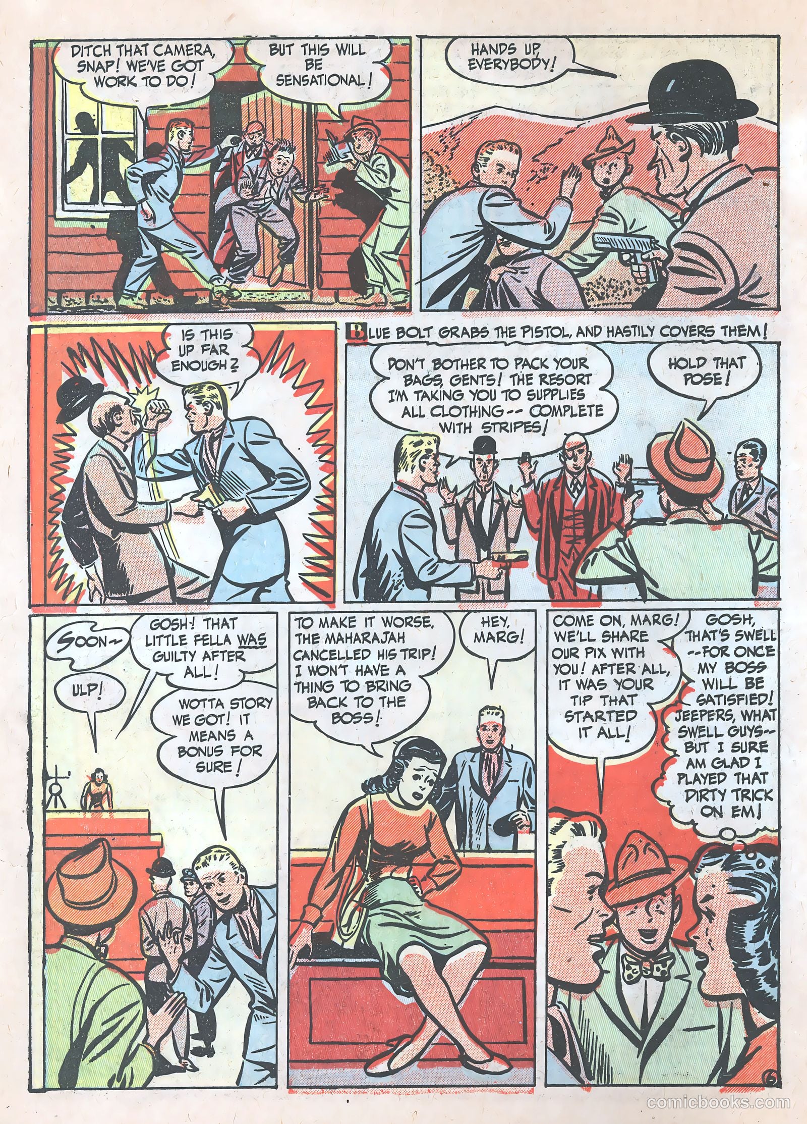 Blue Bolt #102 — page 8 of 36