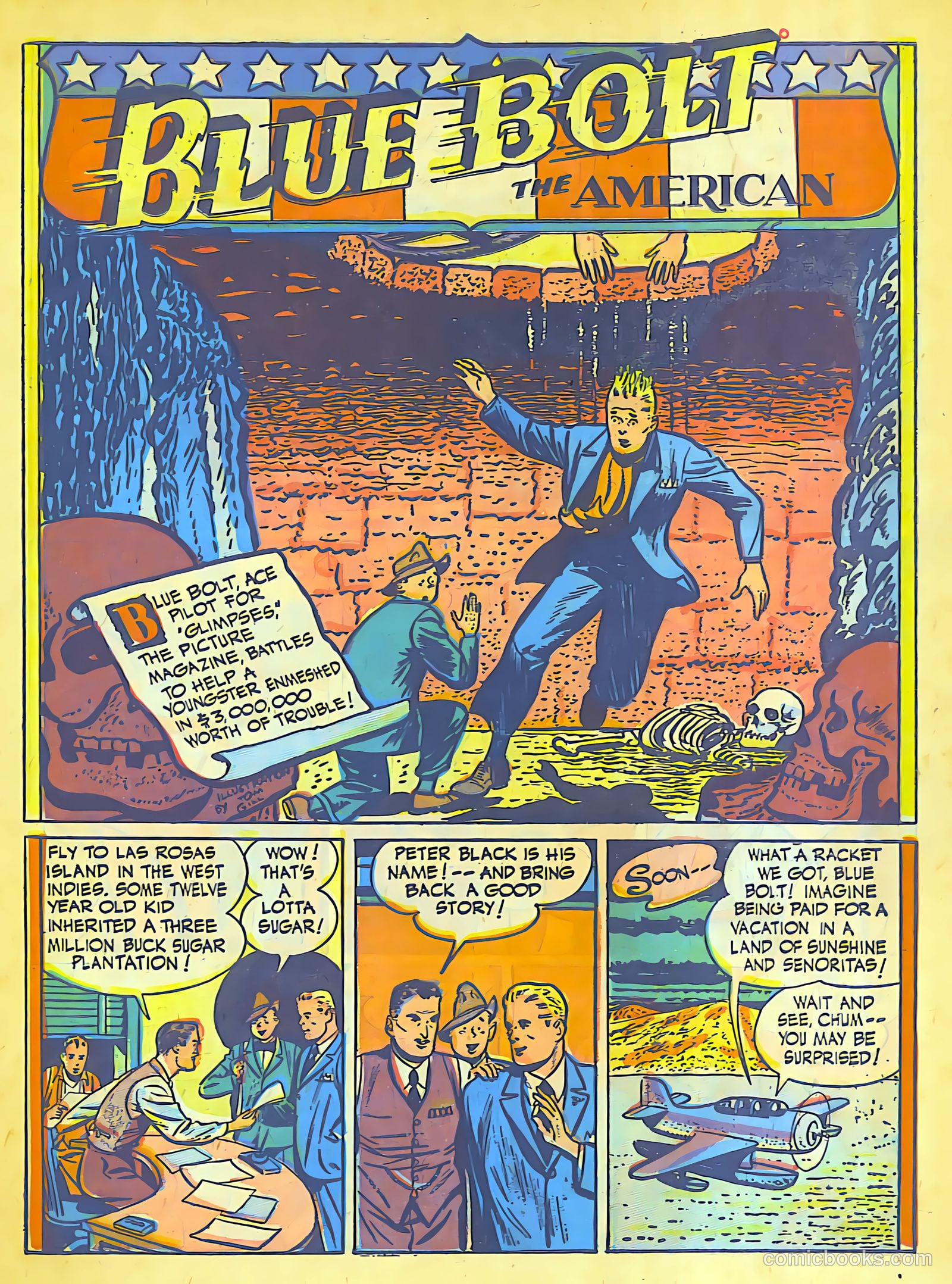 Blue Bolt #104 — page 3 of 33