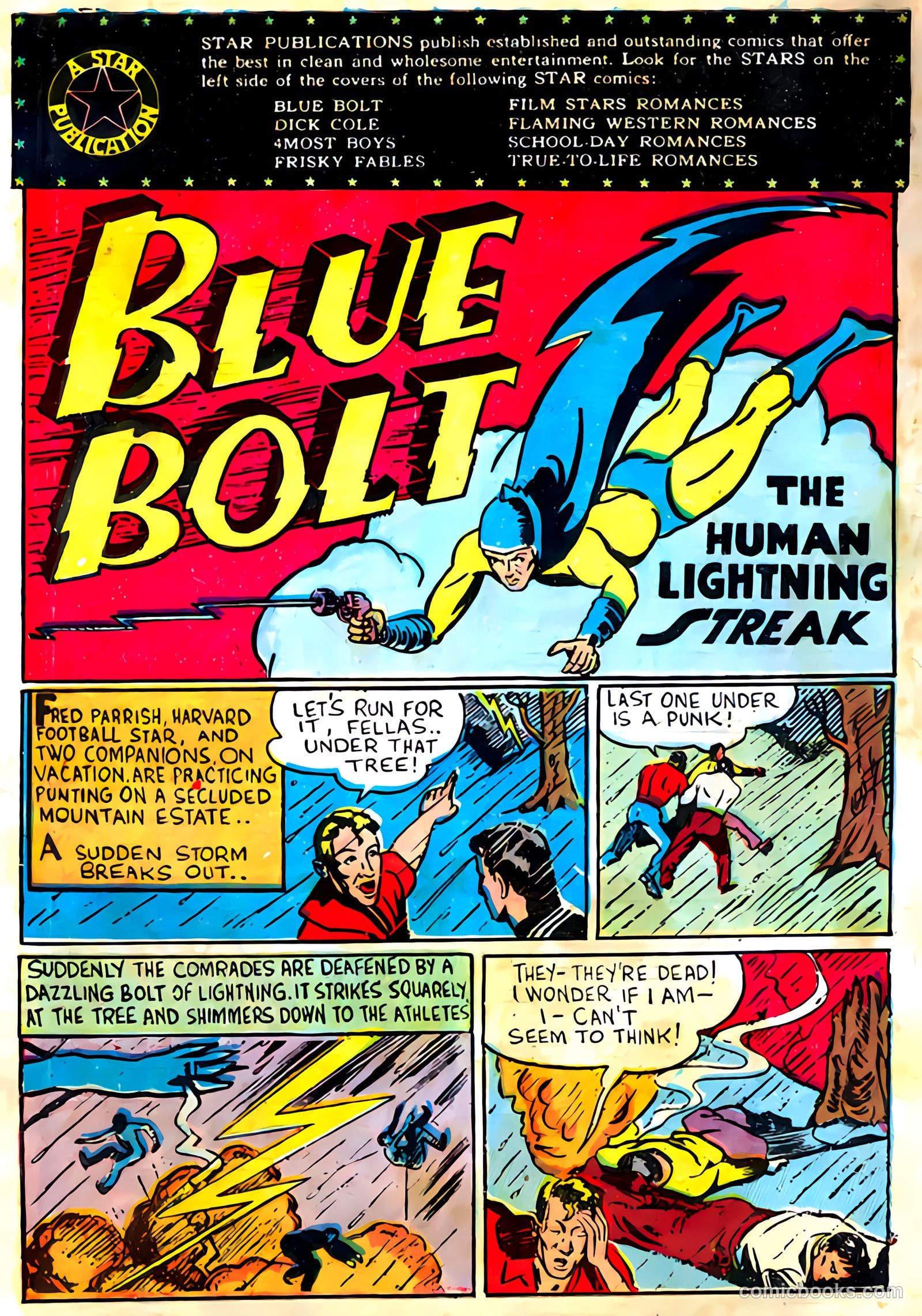 Blue Bolt #105 — page 1 of 8