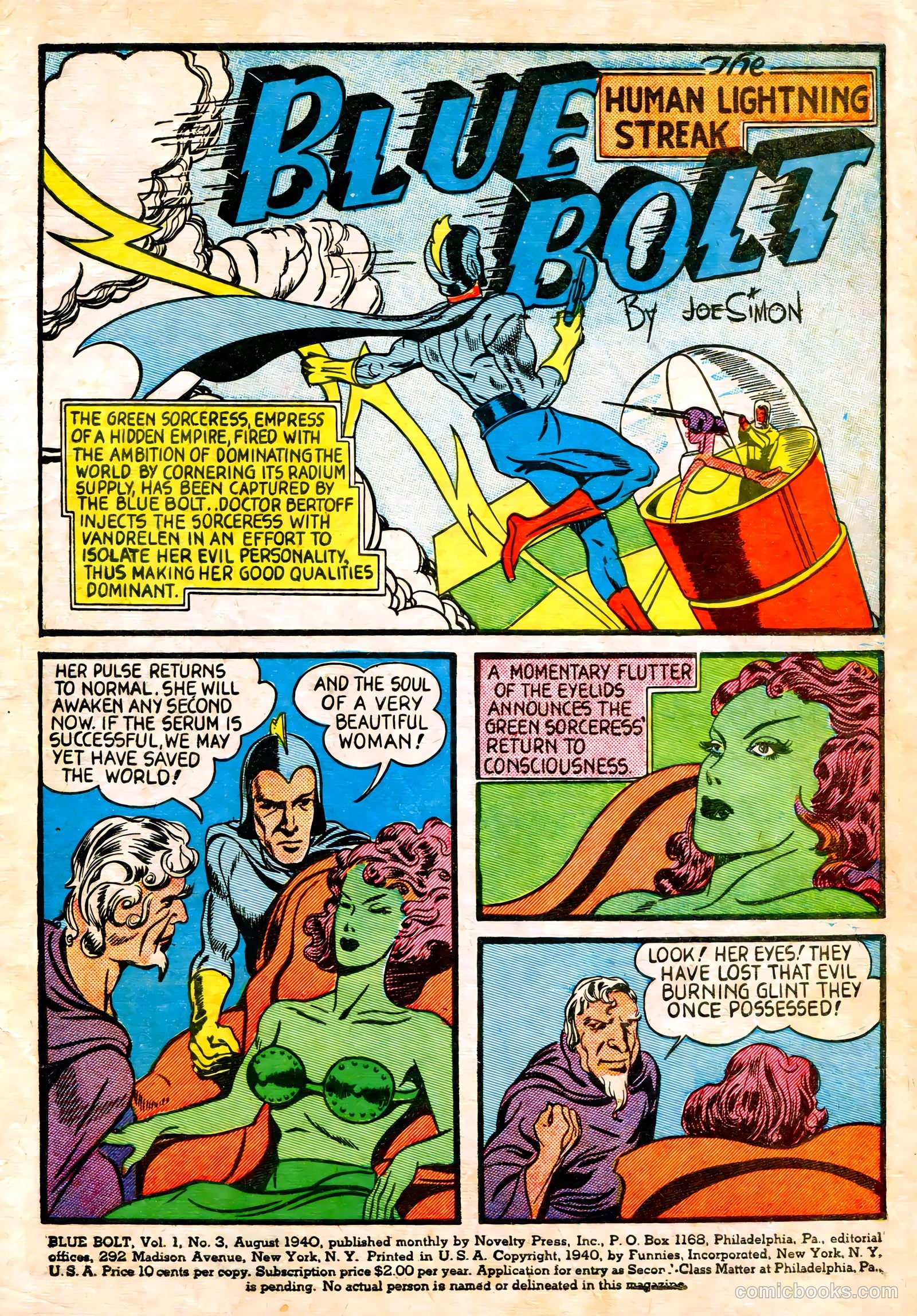 Blue Bolt #107 — page 29 of 40