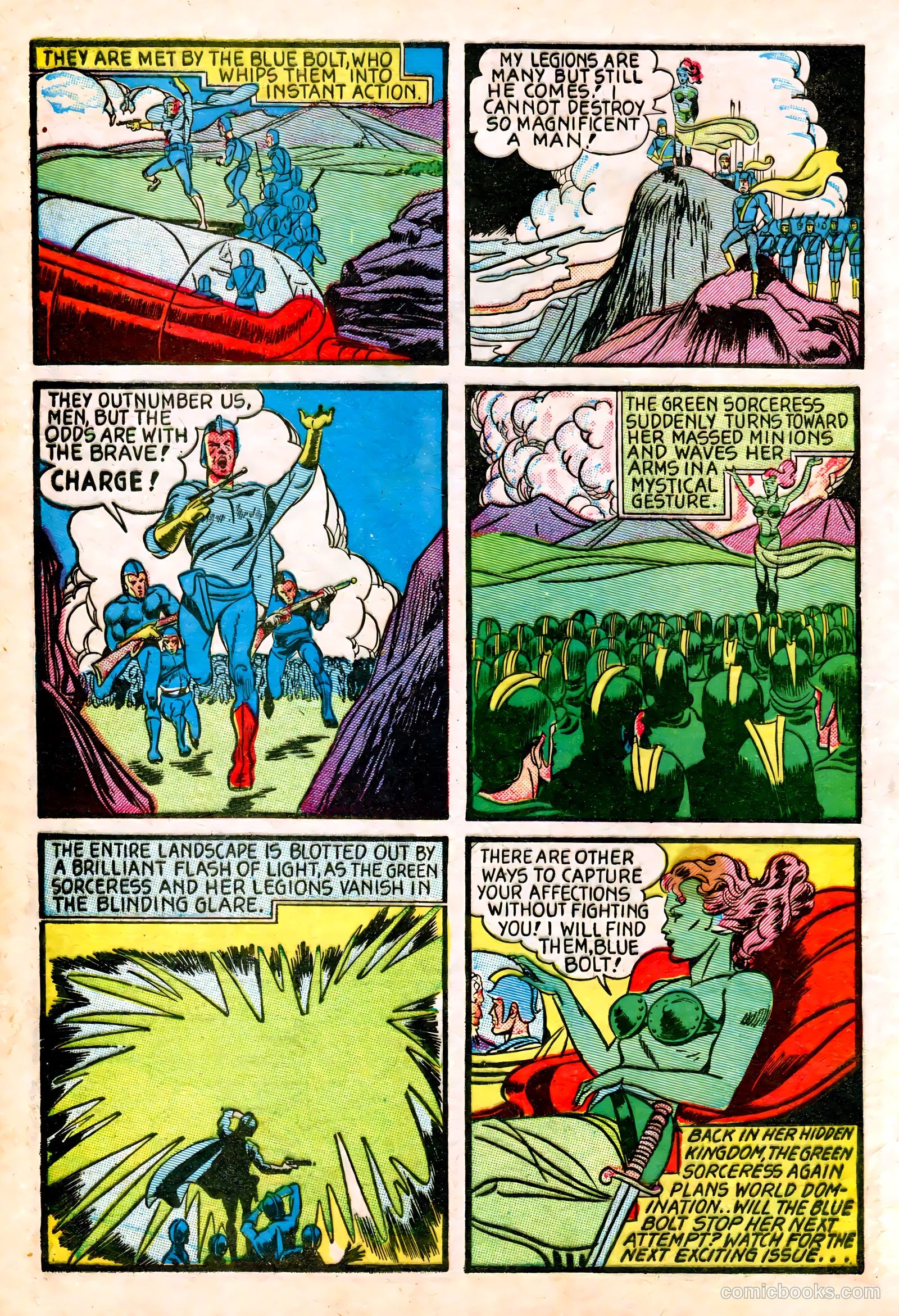 Blue Bolt #107 — page 38 of 40