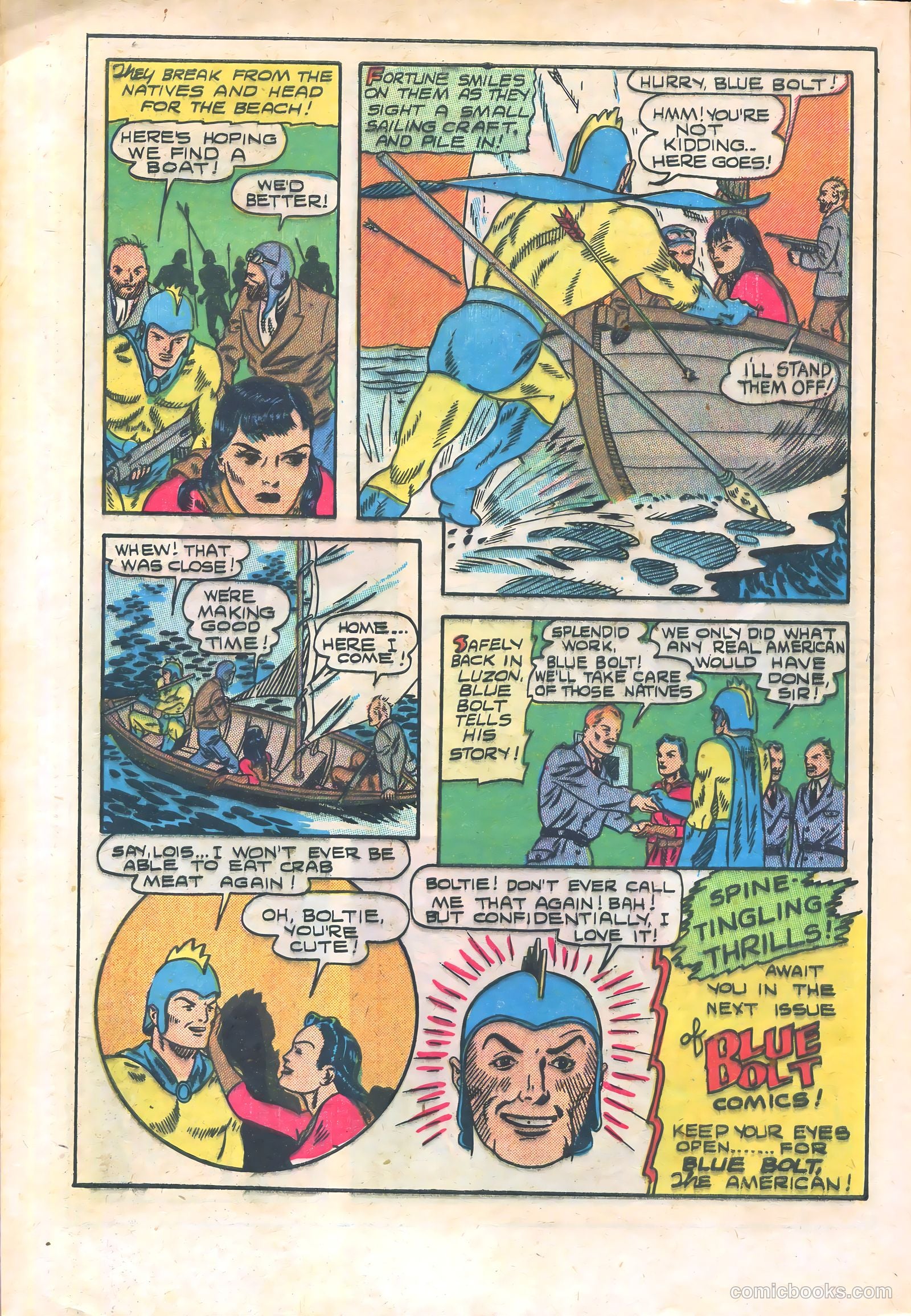 Blue Bolt #108 — page 32 of 36
