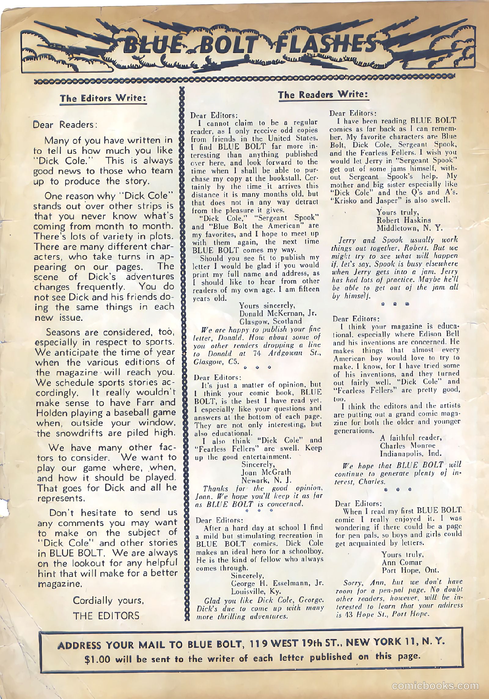 Blue Bolt #11 — page 2 of 52