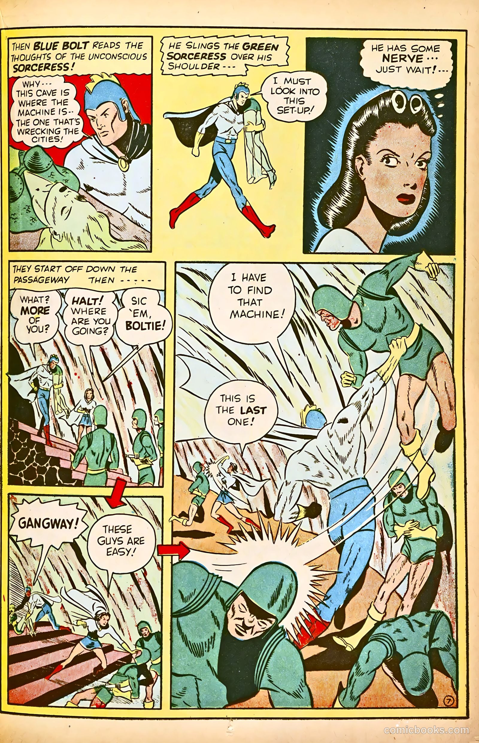 Blue Bolt #111 — page 28 of 30