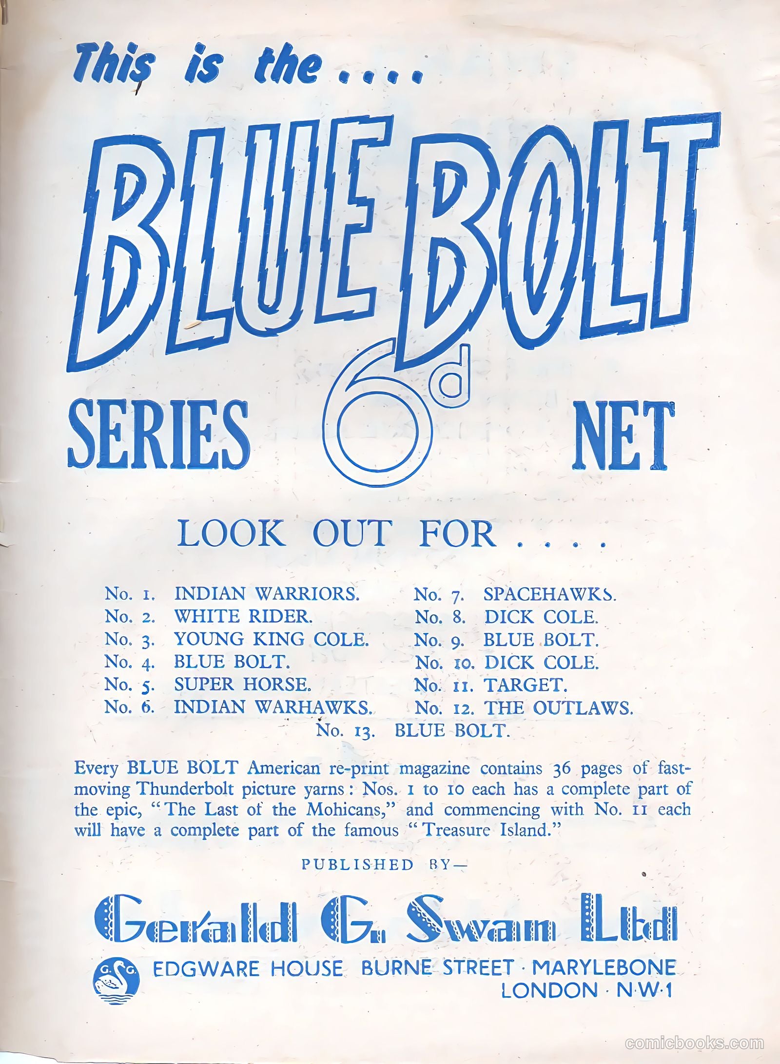 Blue Bolt #13 — page 35 of 36