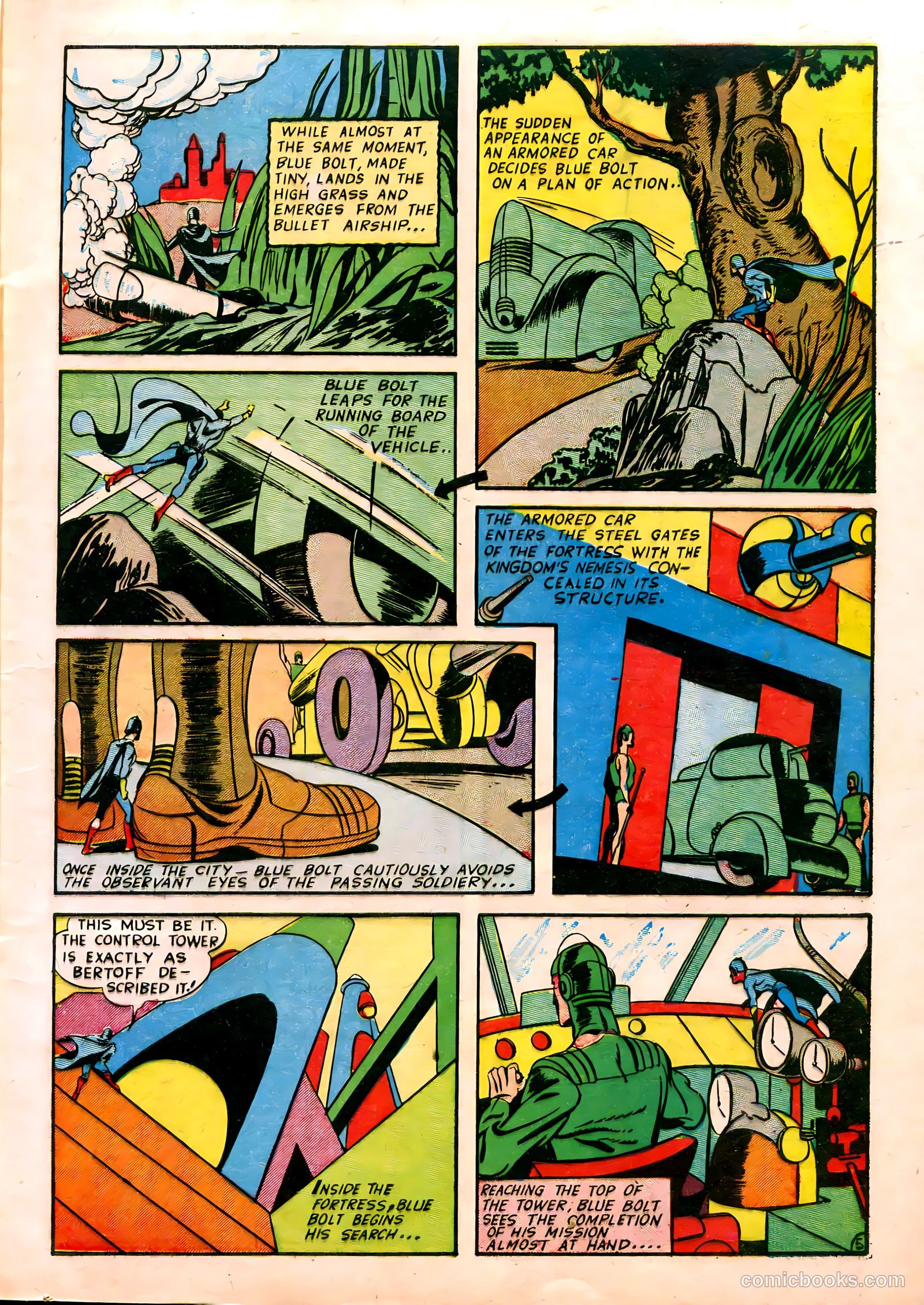 Blue Bolt #4 — page 8 of 69