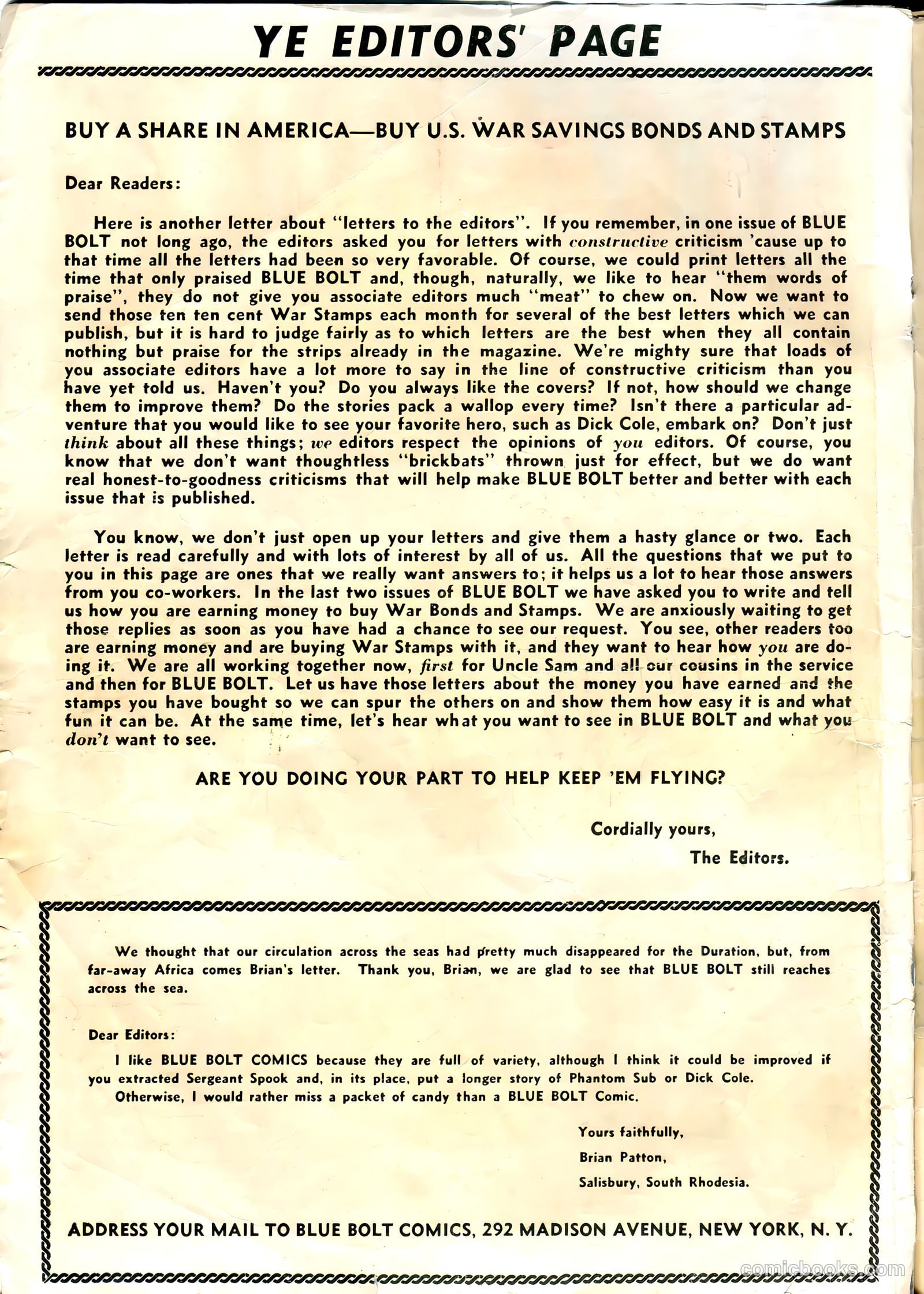 Blue Bolt #5 — page 2 of 68