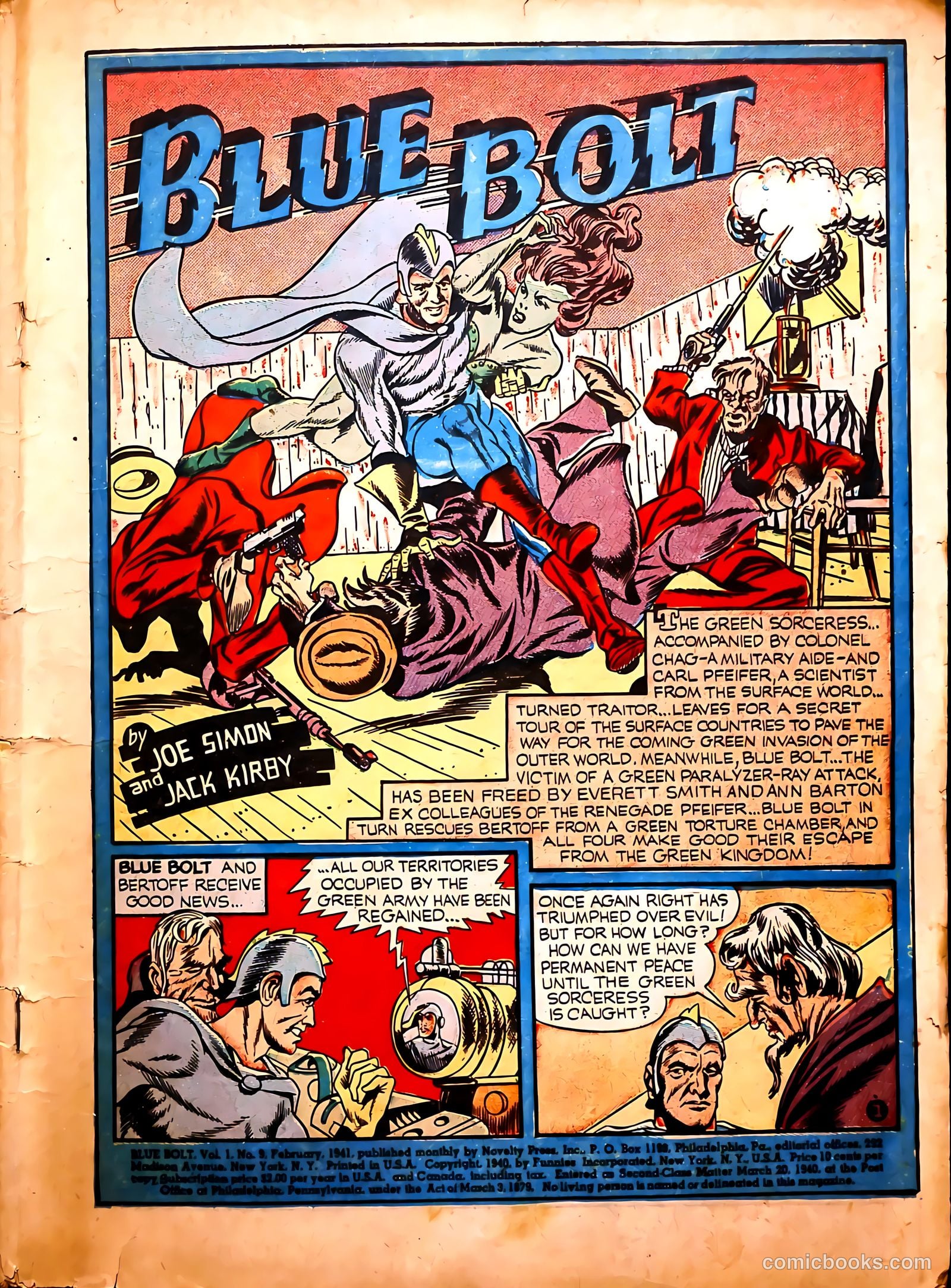 Blue Bolt #9 — page 2 of 65
