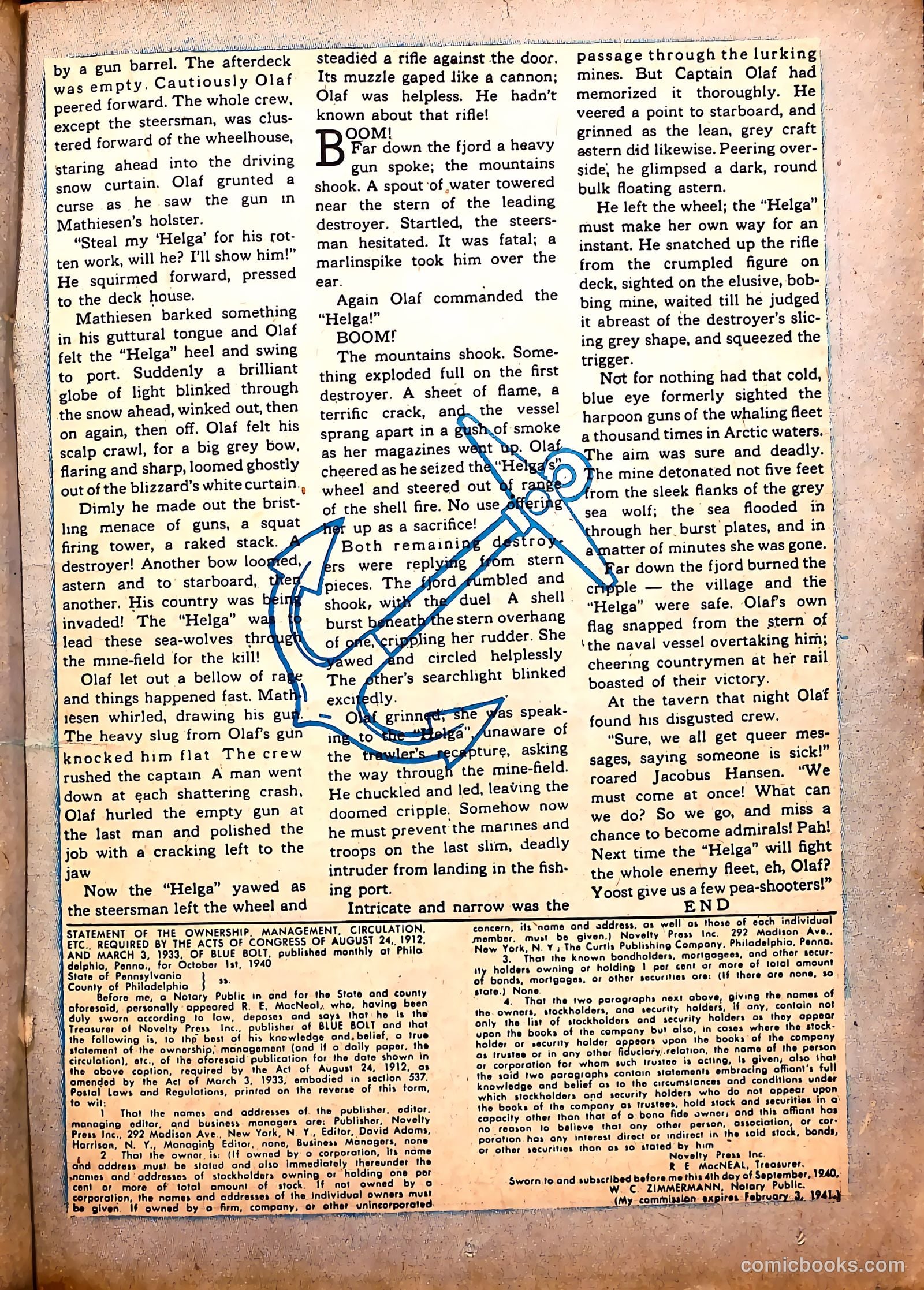 Blue Bolt #9 — page 36 of 65