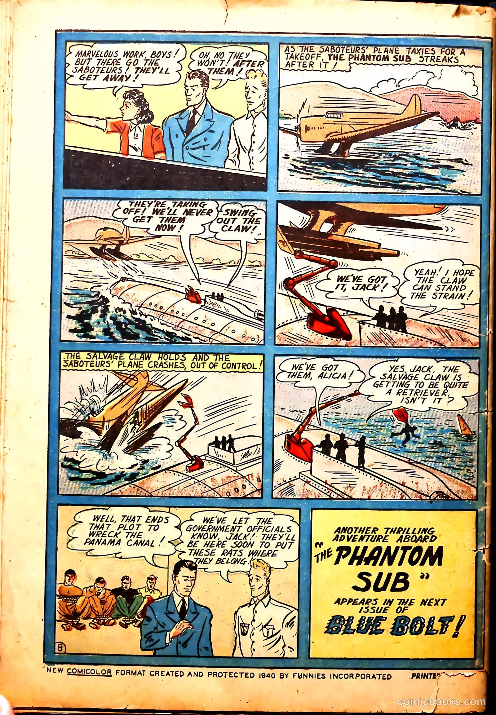 Blue Bolt #9 — page 65 of 65