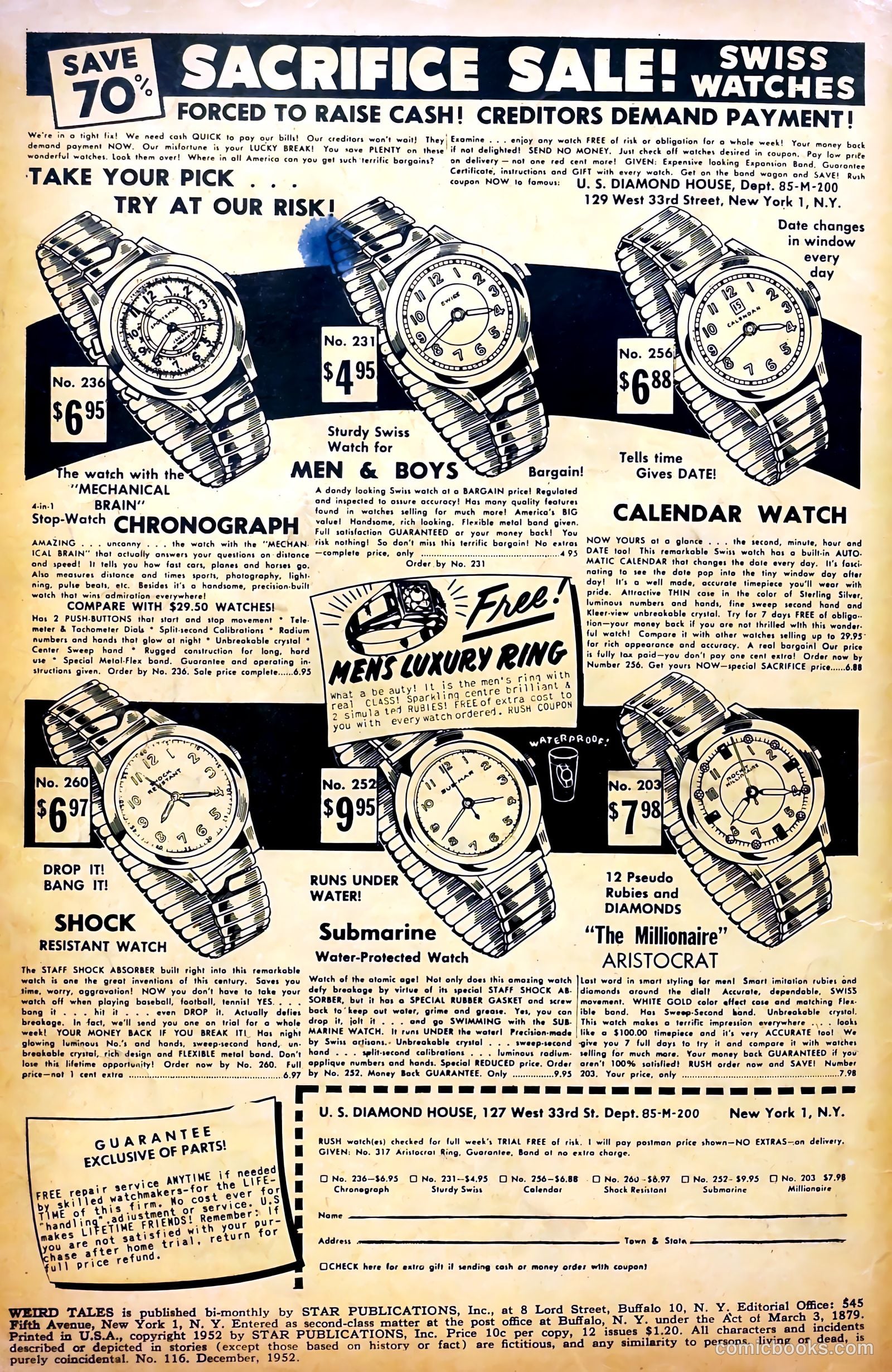Blue Bolt Weird Tales #116 — page 2 of 36