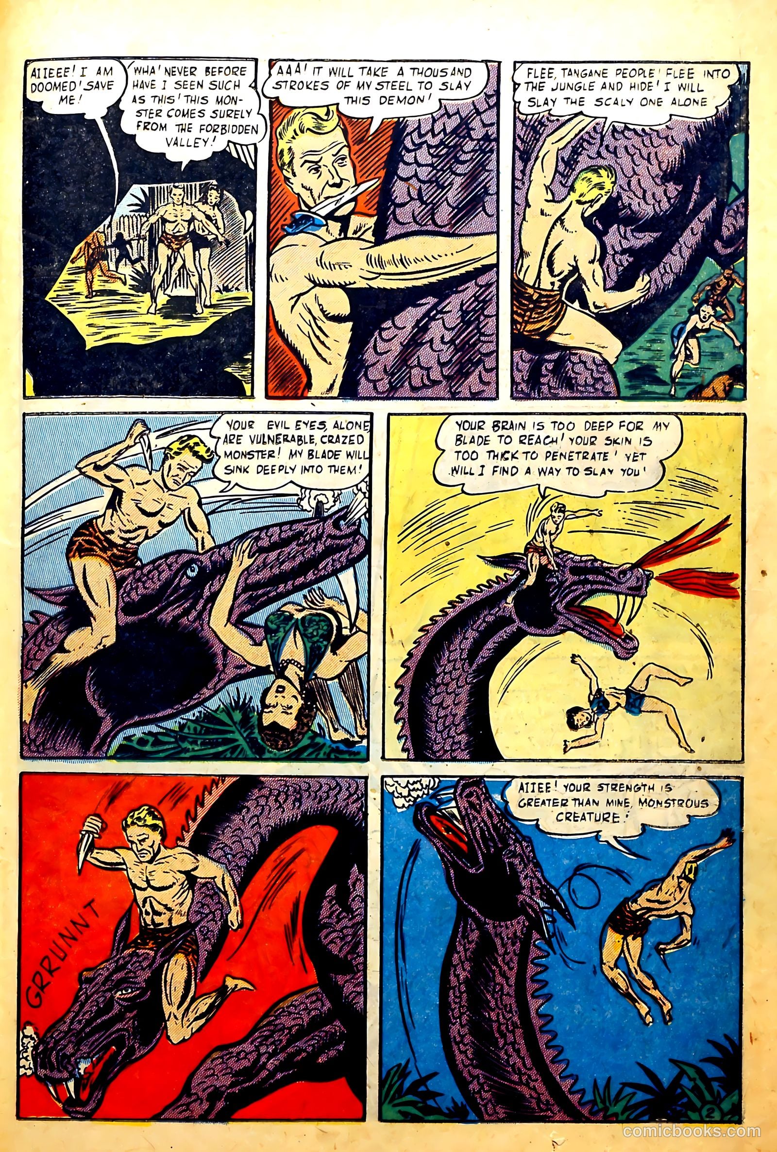 Blue Bolt Weird Tales #116 — page 23 of 36