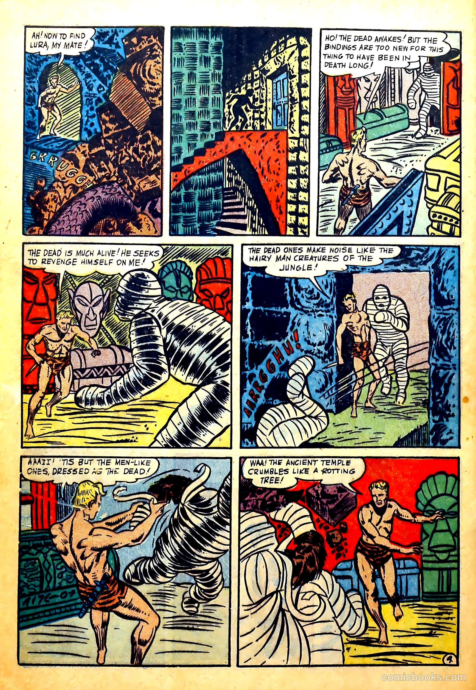Blue Bolt Weird Tales #116 — page 32 of 36