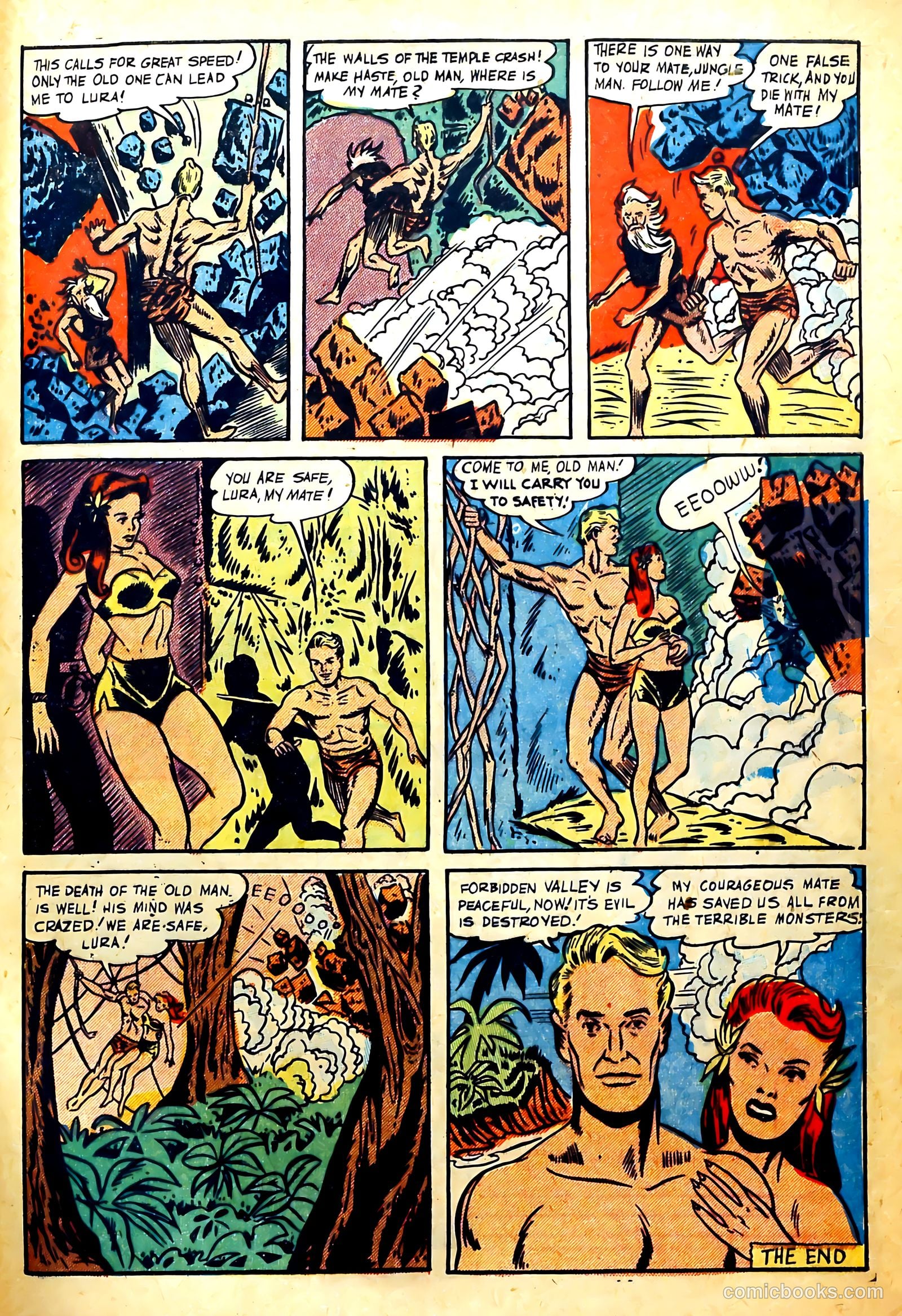 Blue Bolt Weird Tales #116 — page 33 of 36