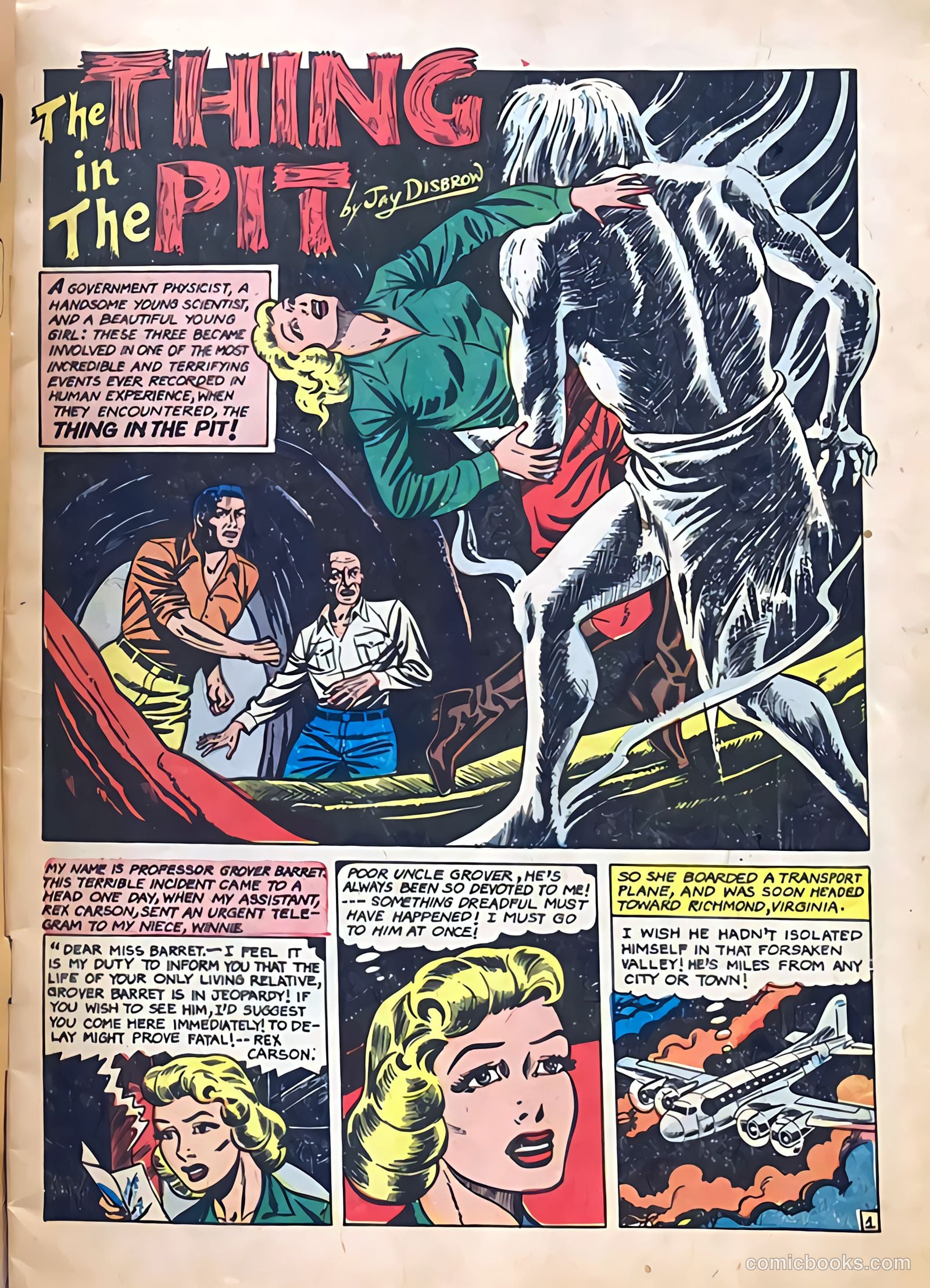 Blue Bolt Weird Tales #117 — page 3 of 29