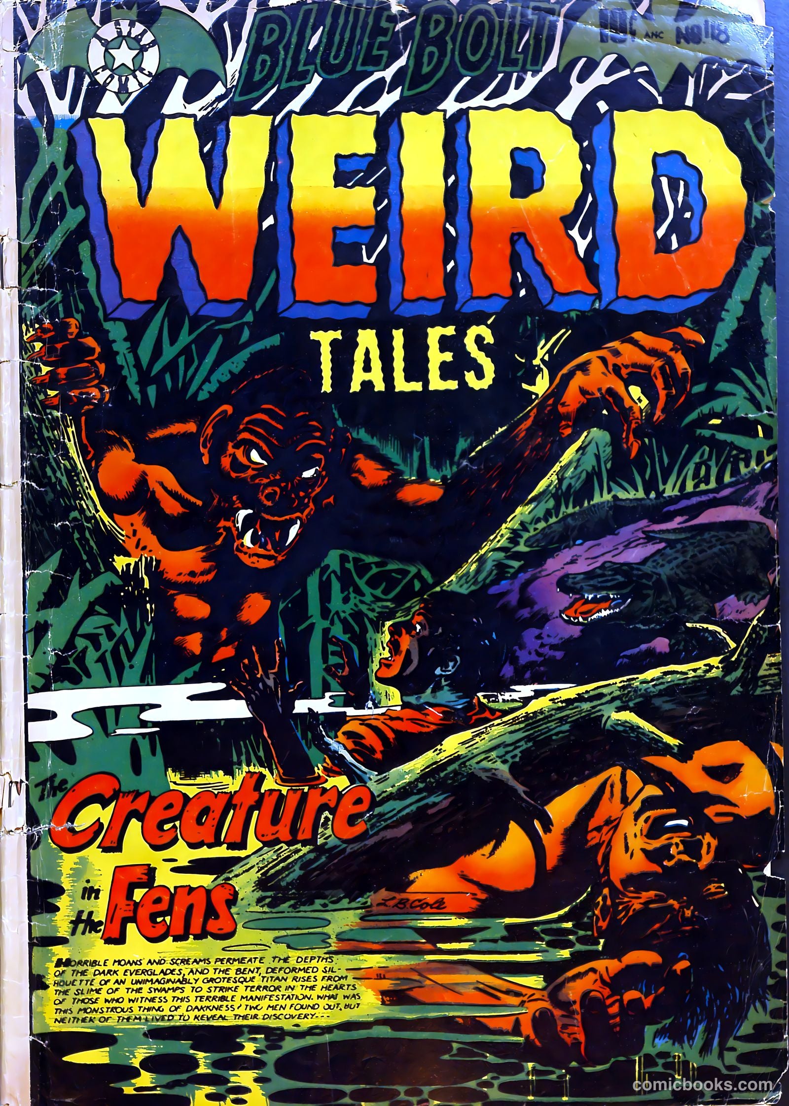 Blue Bolt Weird Tales #118 — page 1 of 36