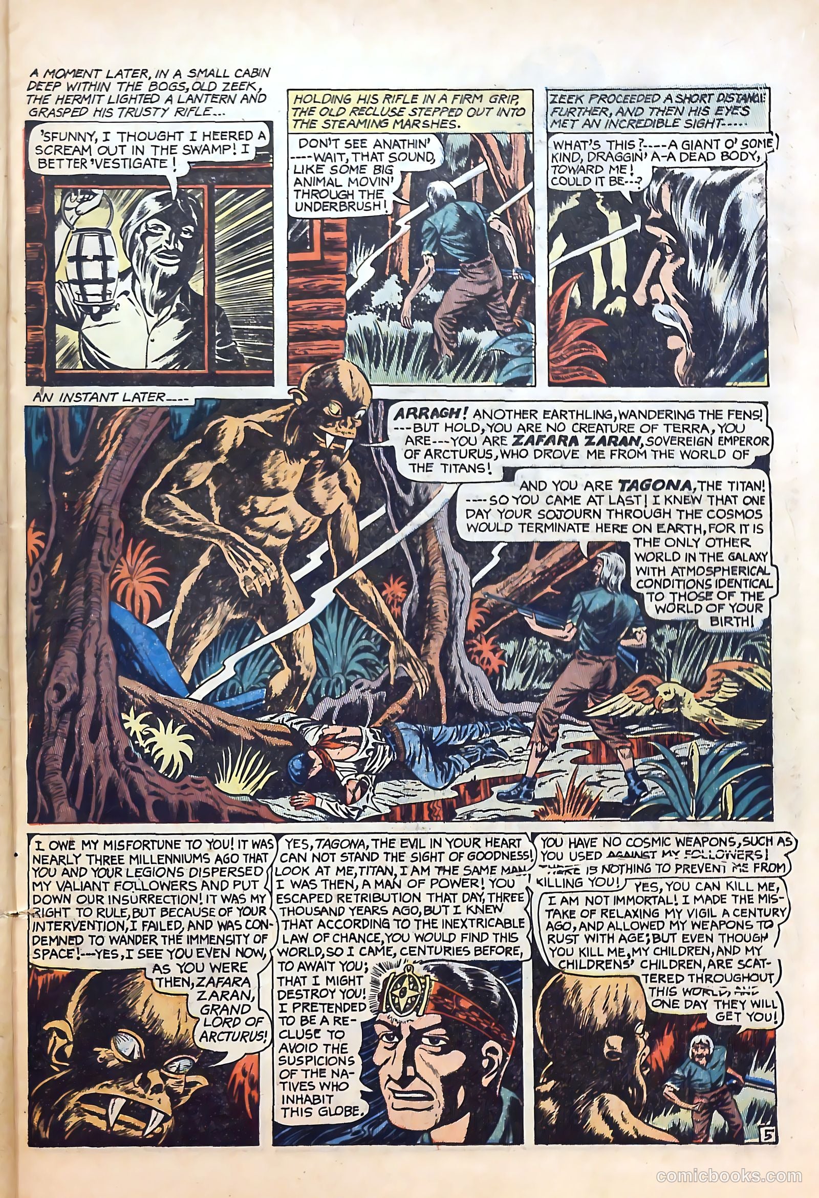Blue Bolt Weird Tales #118 — page 7 of 36
